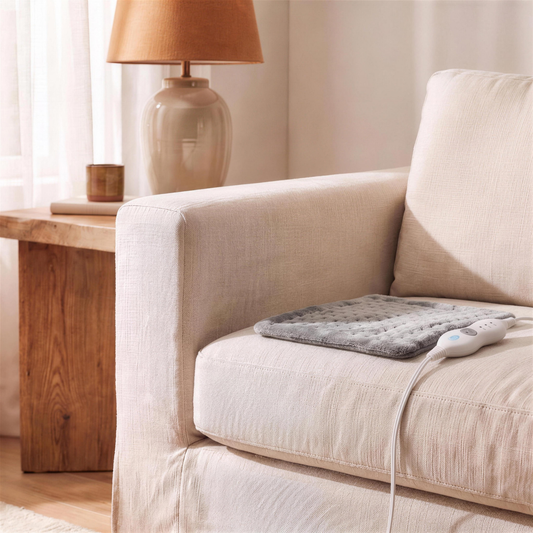 electric heating pad with timer in the Hollow Pine house