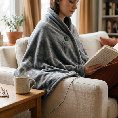 Wearable USB Heated Shawl