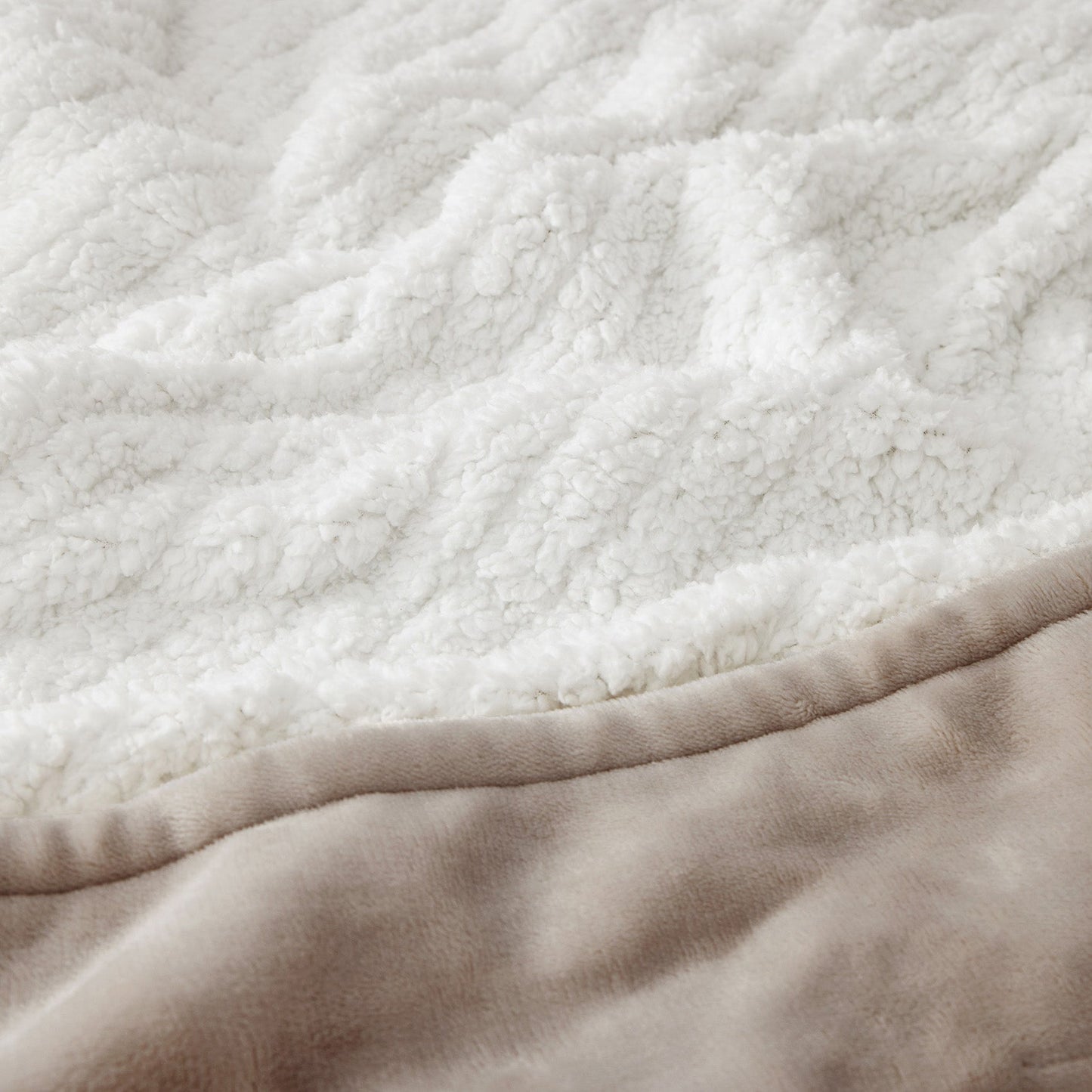 Flannel Sherpa Heated Blanket