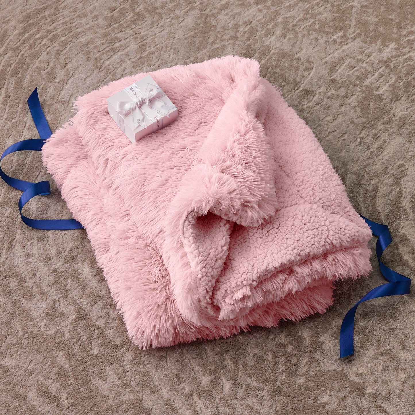 Fuzzy Faux Fur Blanket