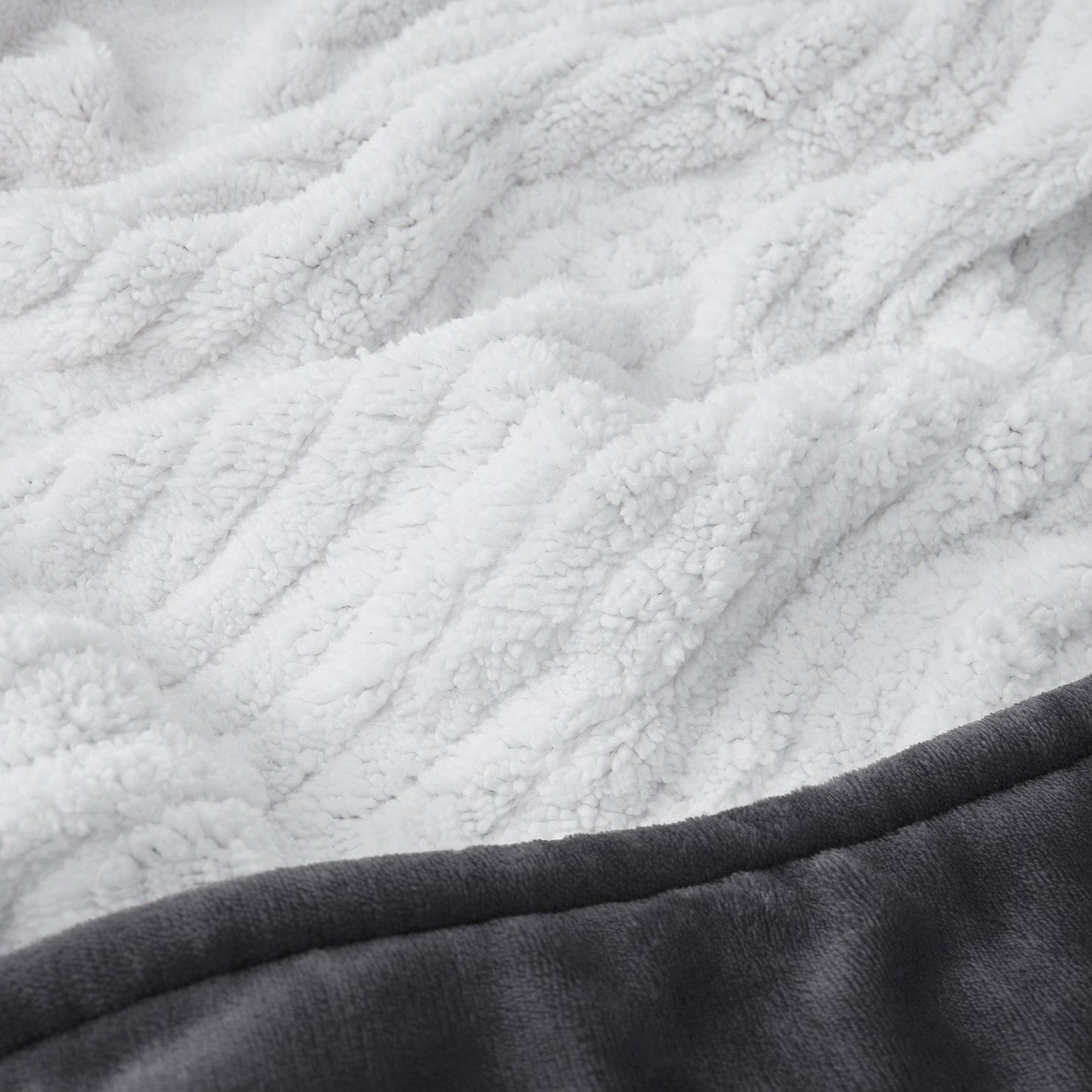 Flannel Sherpa Heated Blanket