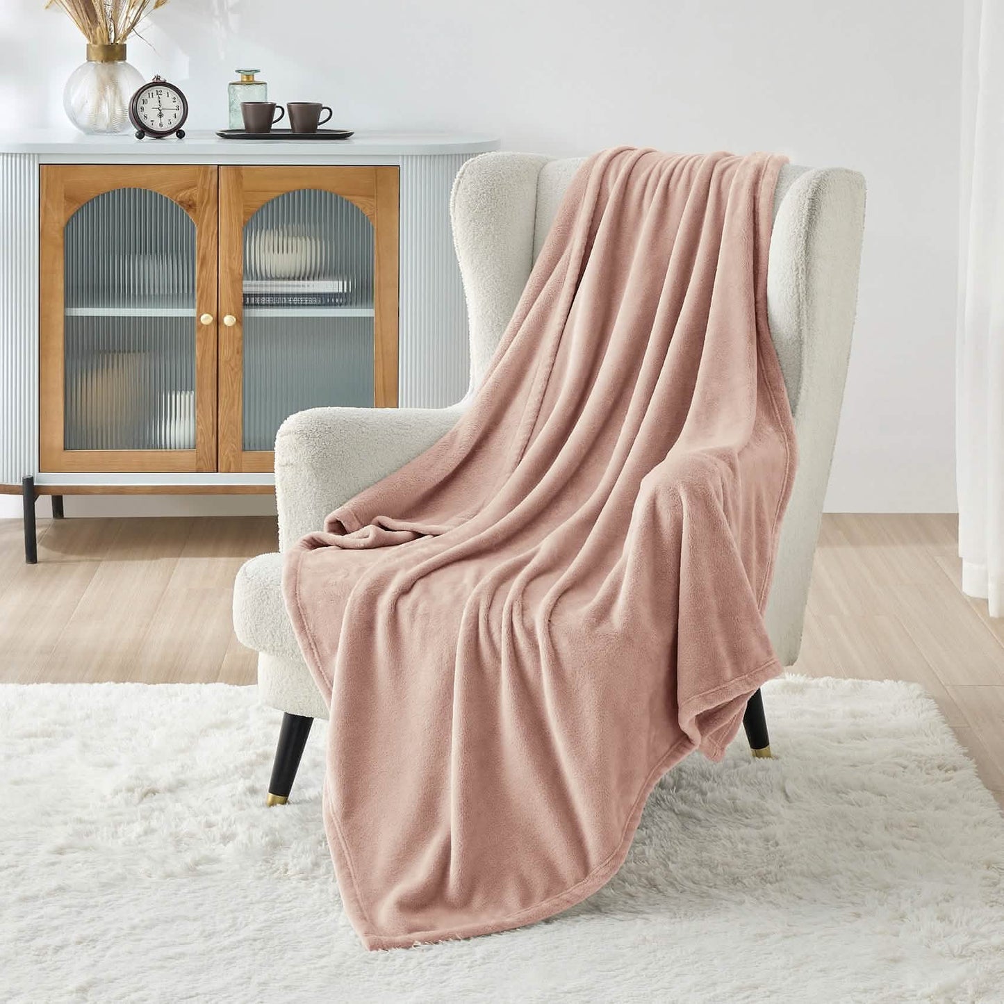 Plush Fleece Throw Blanket