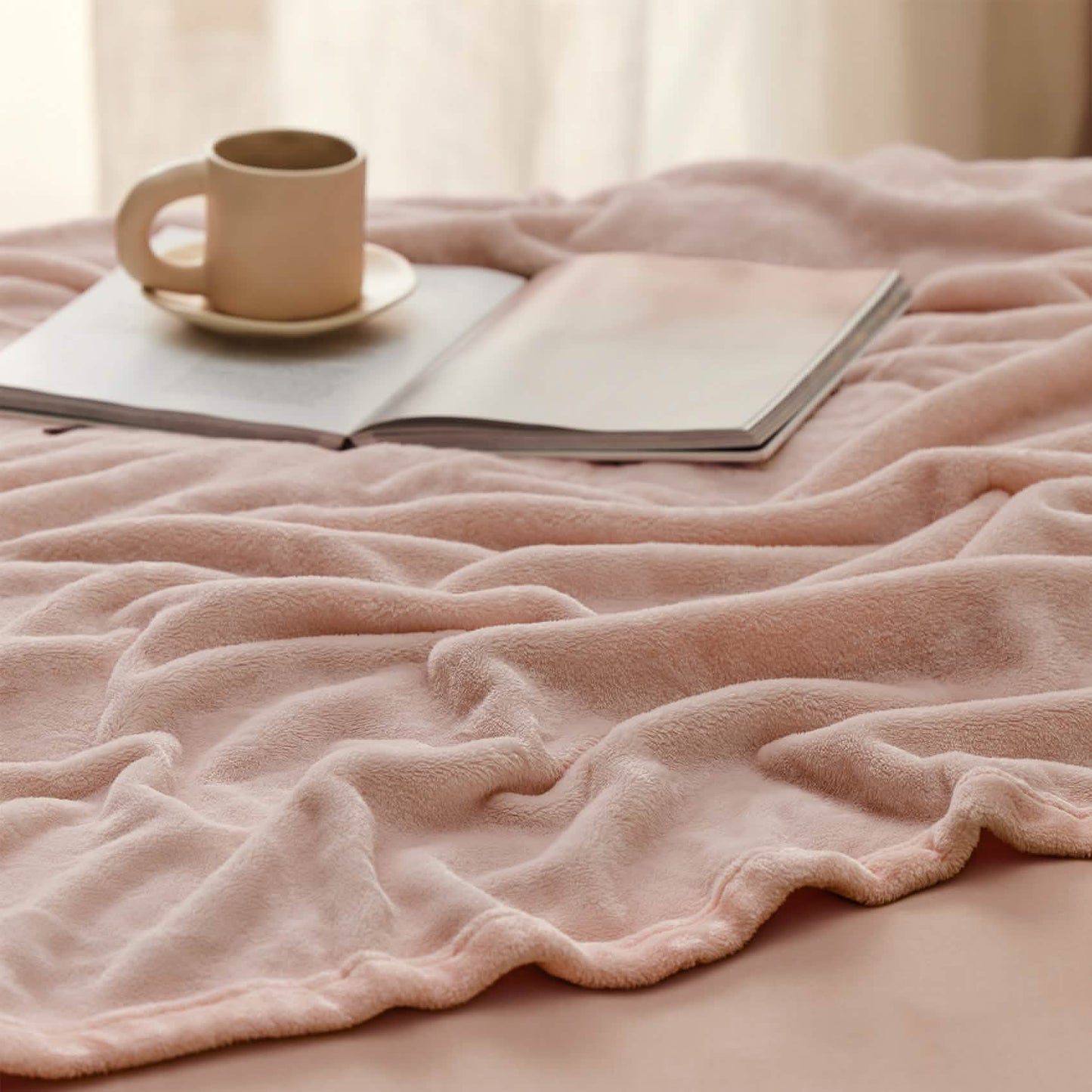 Plush Fleece Throw Blanket