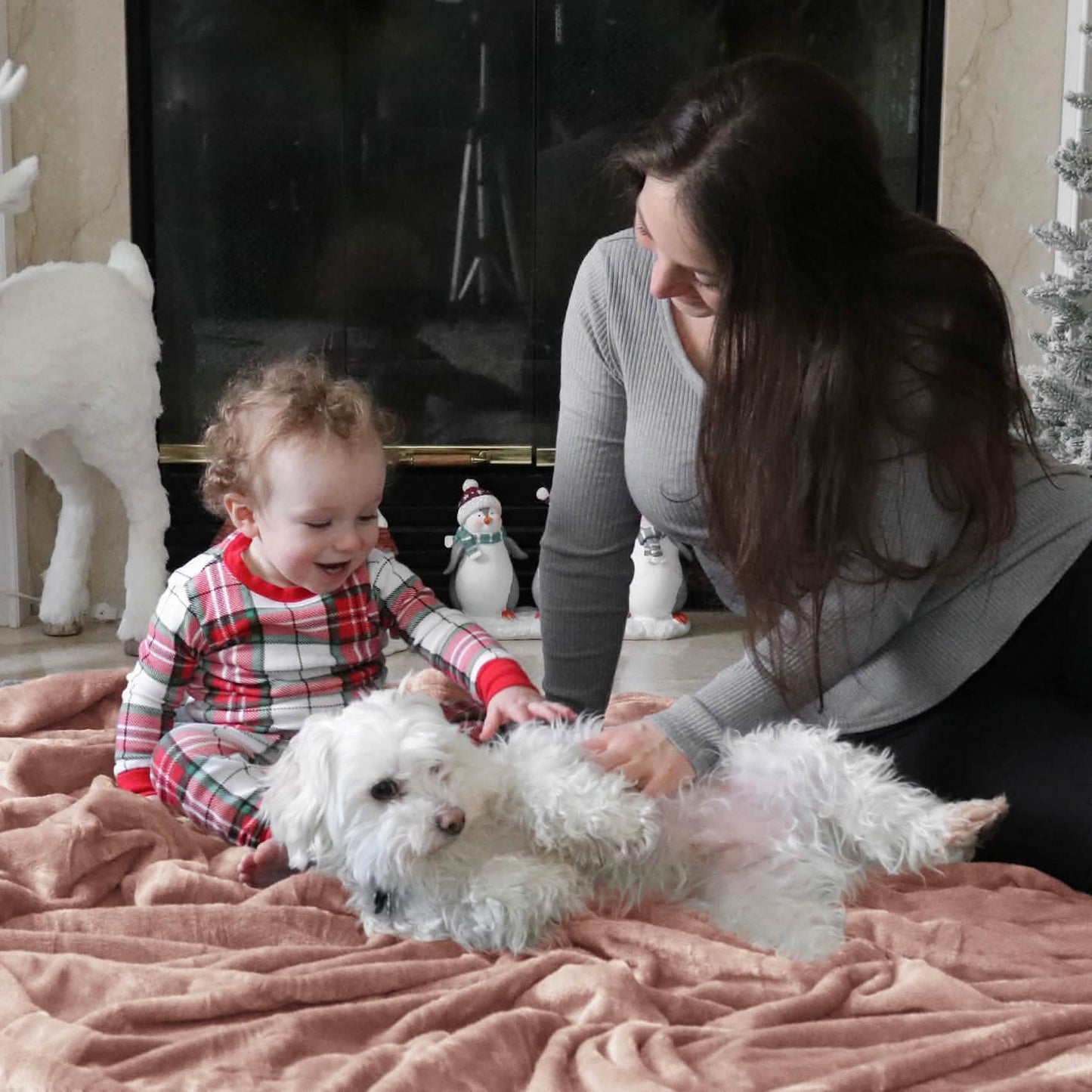 Plush Fleece Throw Blanket