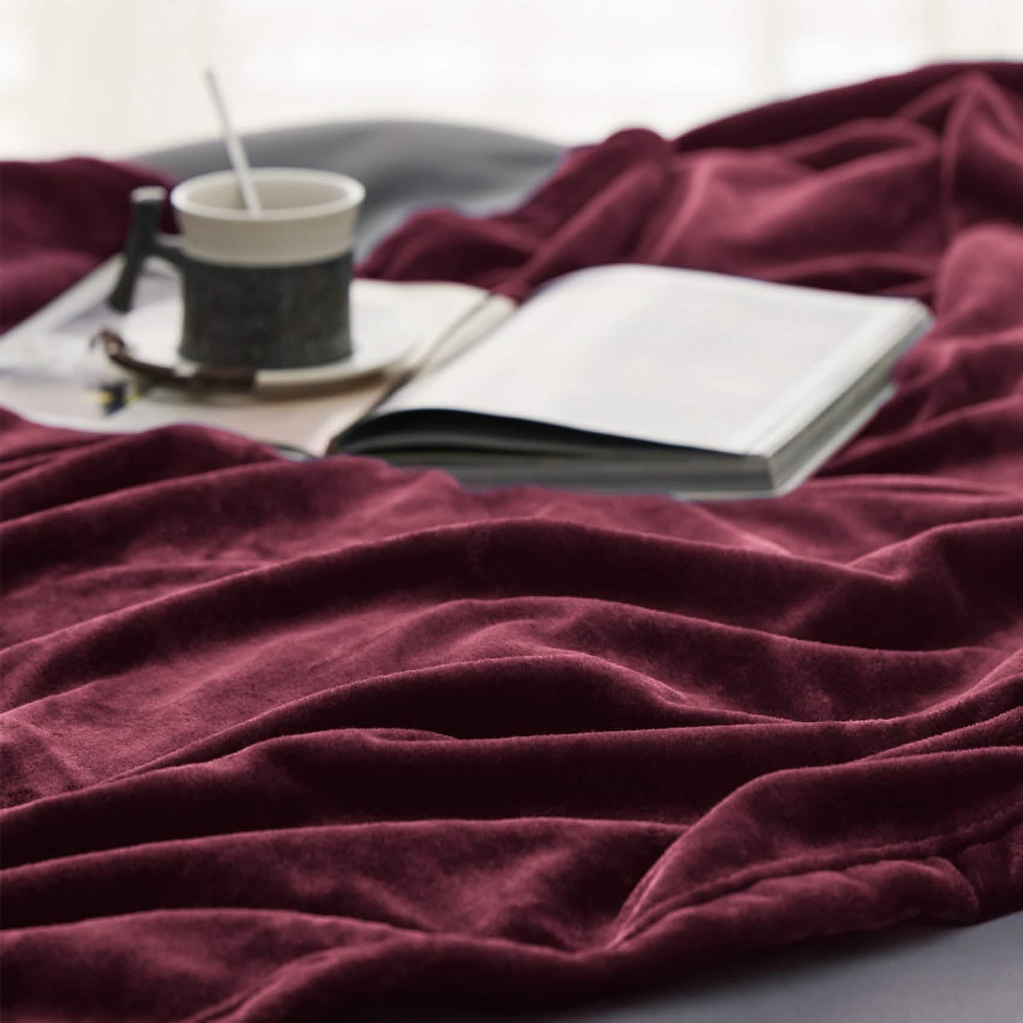 Plush Fleece Throw Blanket
