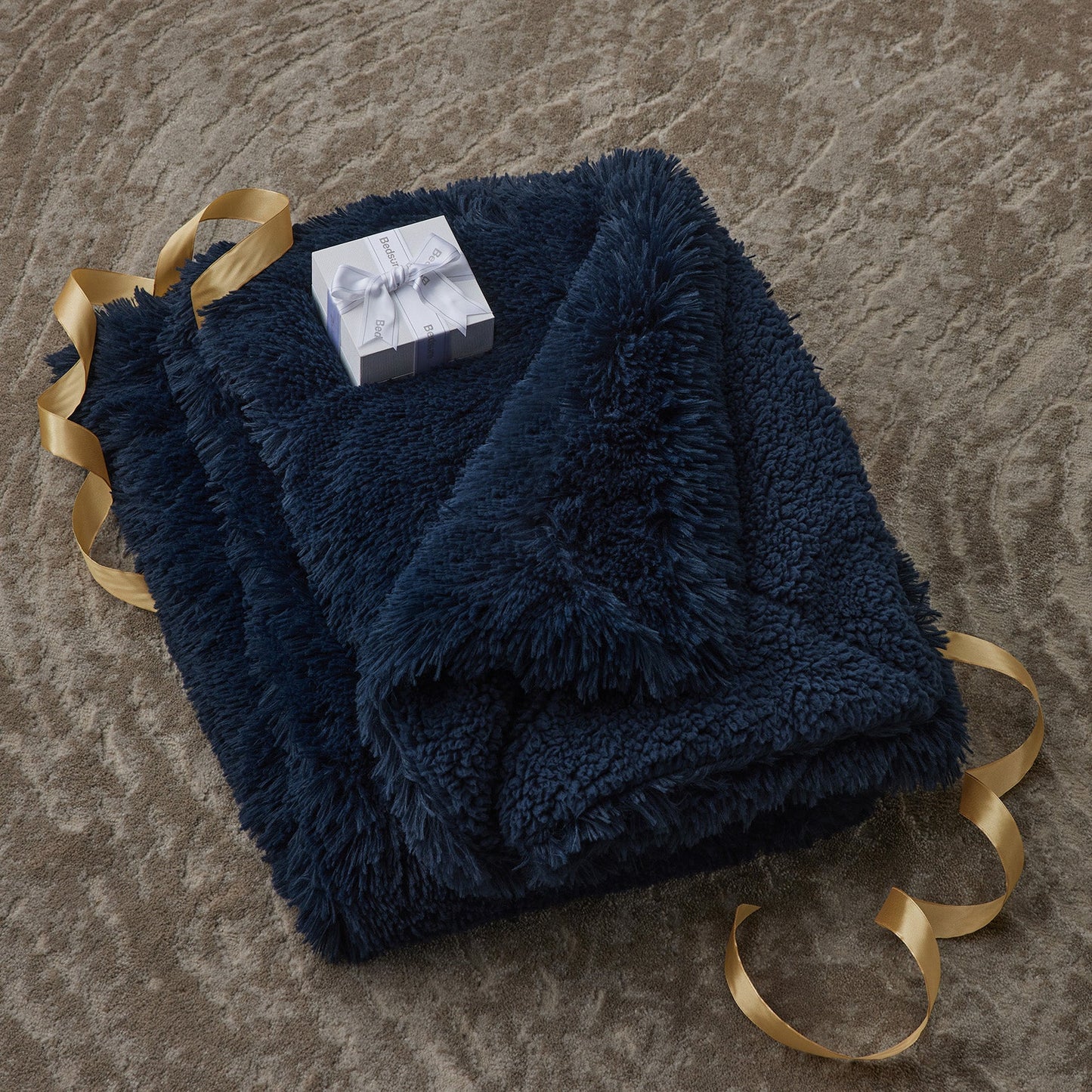 Fuzzy Faux Fur Blanket