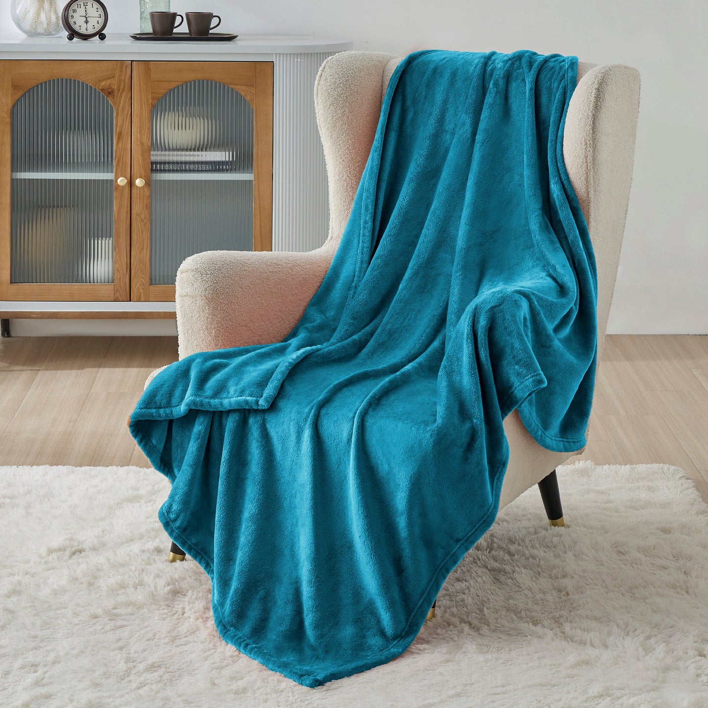 Plush Fleece Throw Blanket