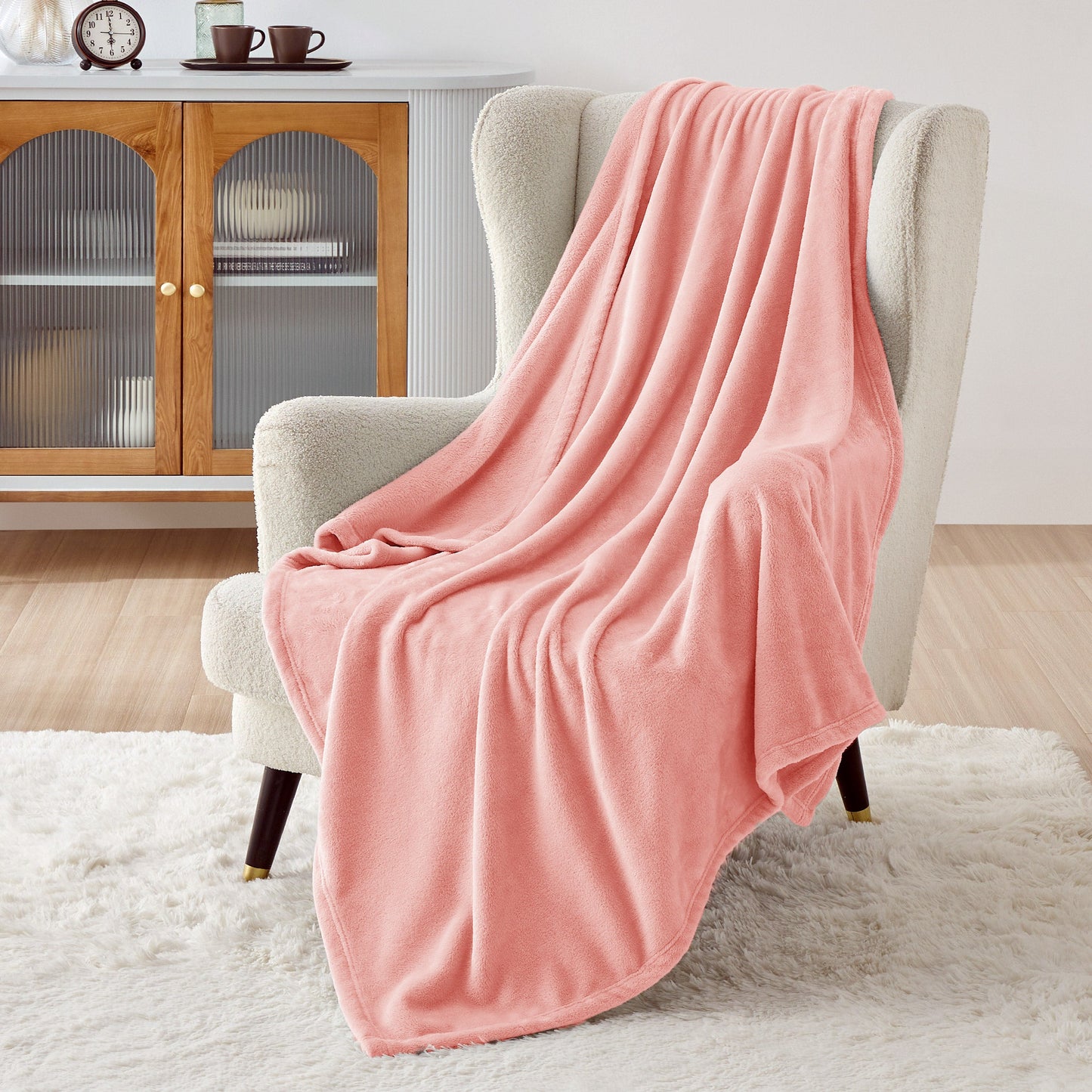 Plush Fleece Throw Blanket
