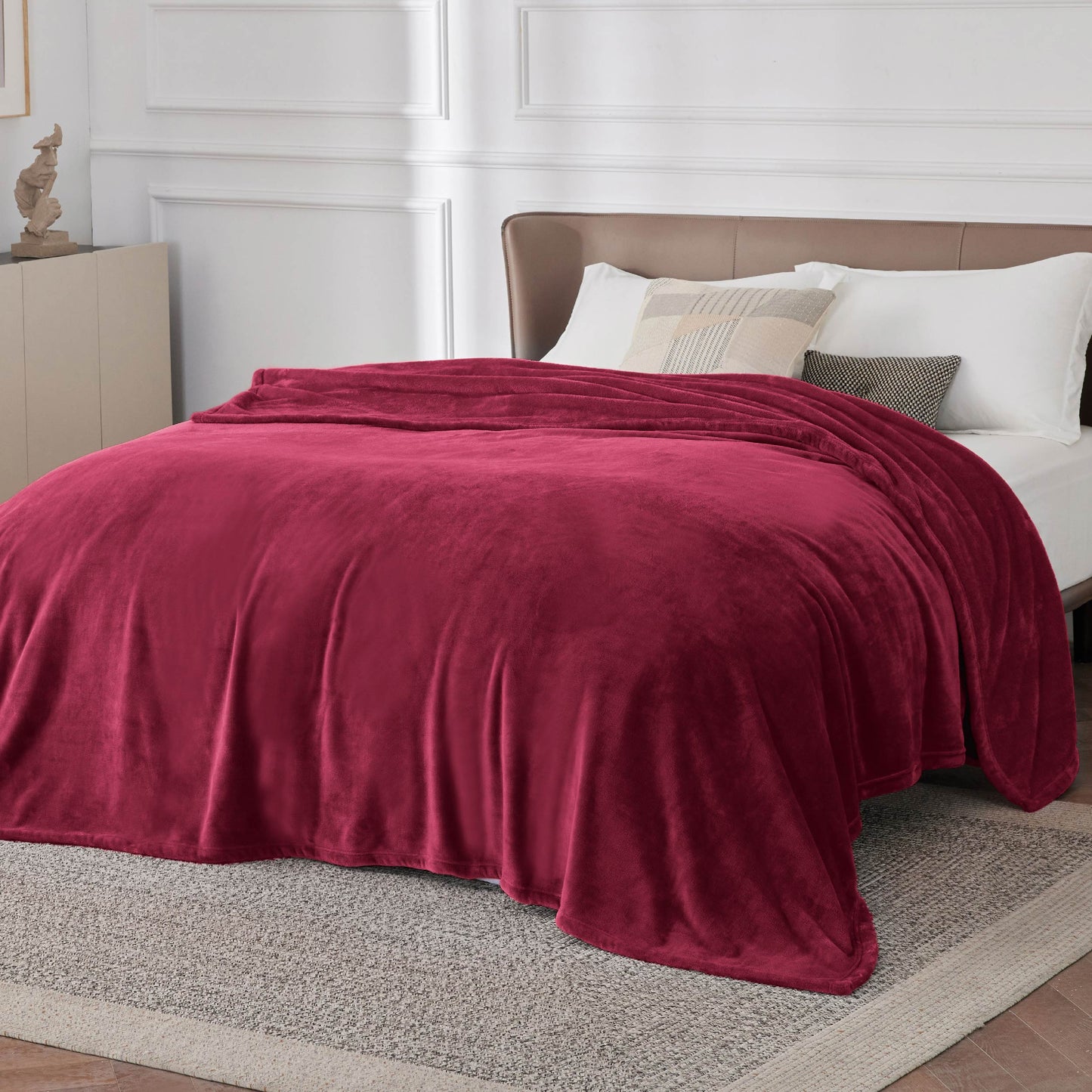 Plush Fleece Throw Blanket