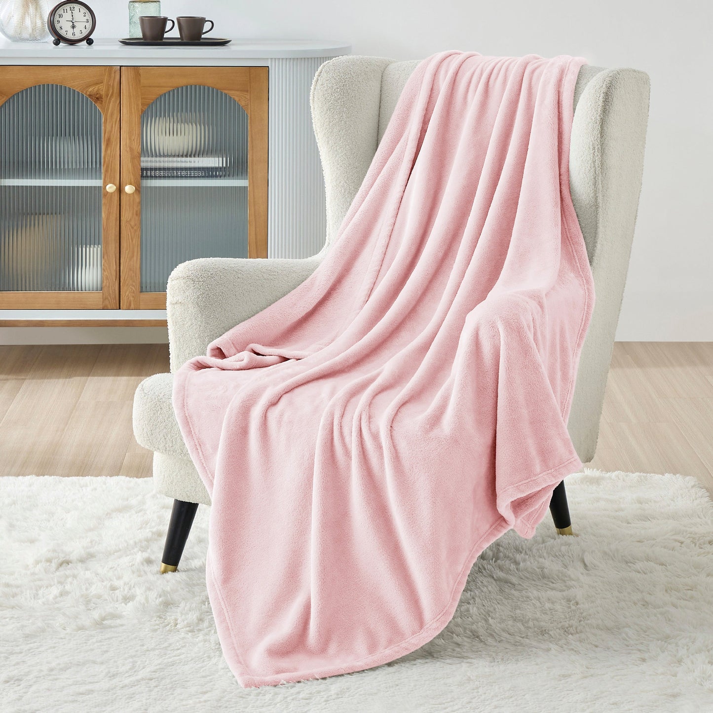 Plush Fleece Throw Blanket