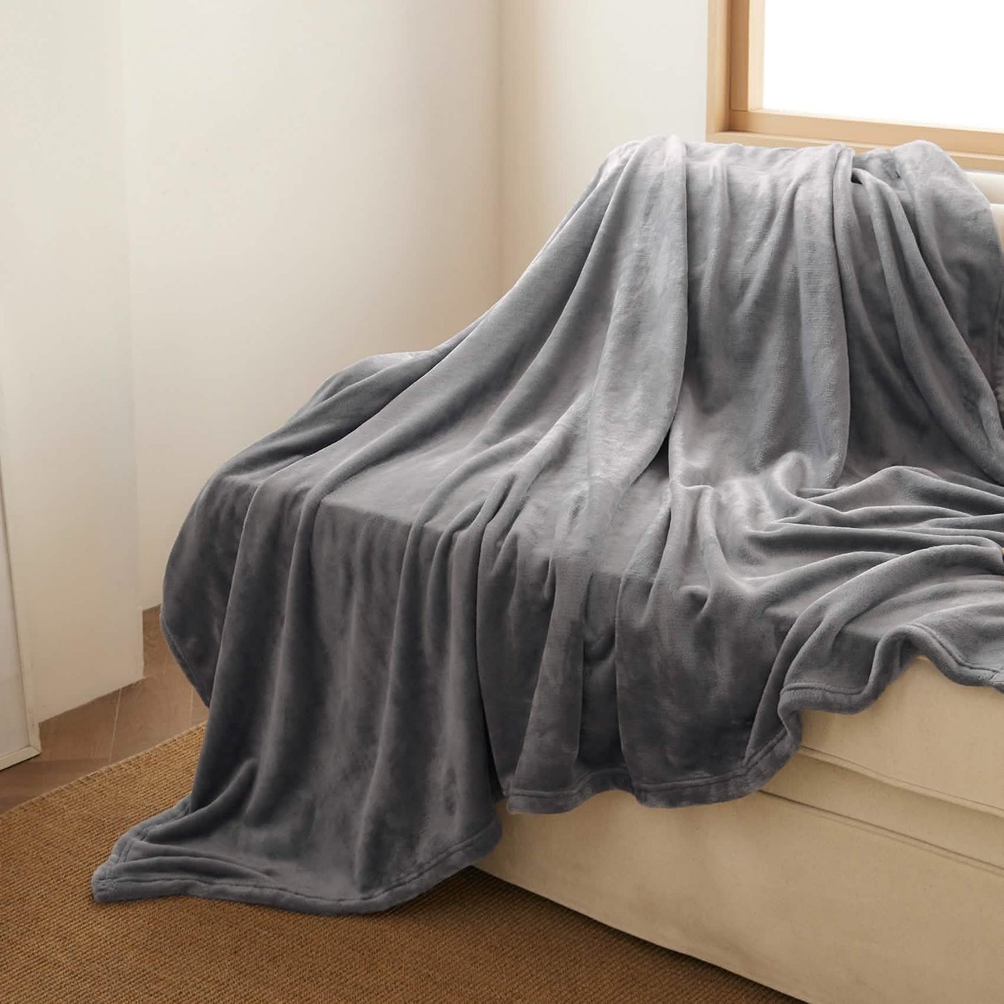 Plush Fleece Throw Blanket