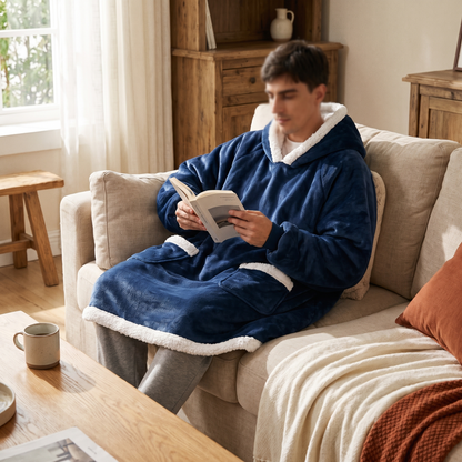 Sherpa Fleece Blanket Hoodie