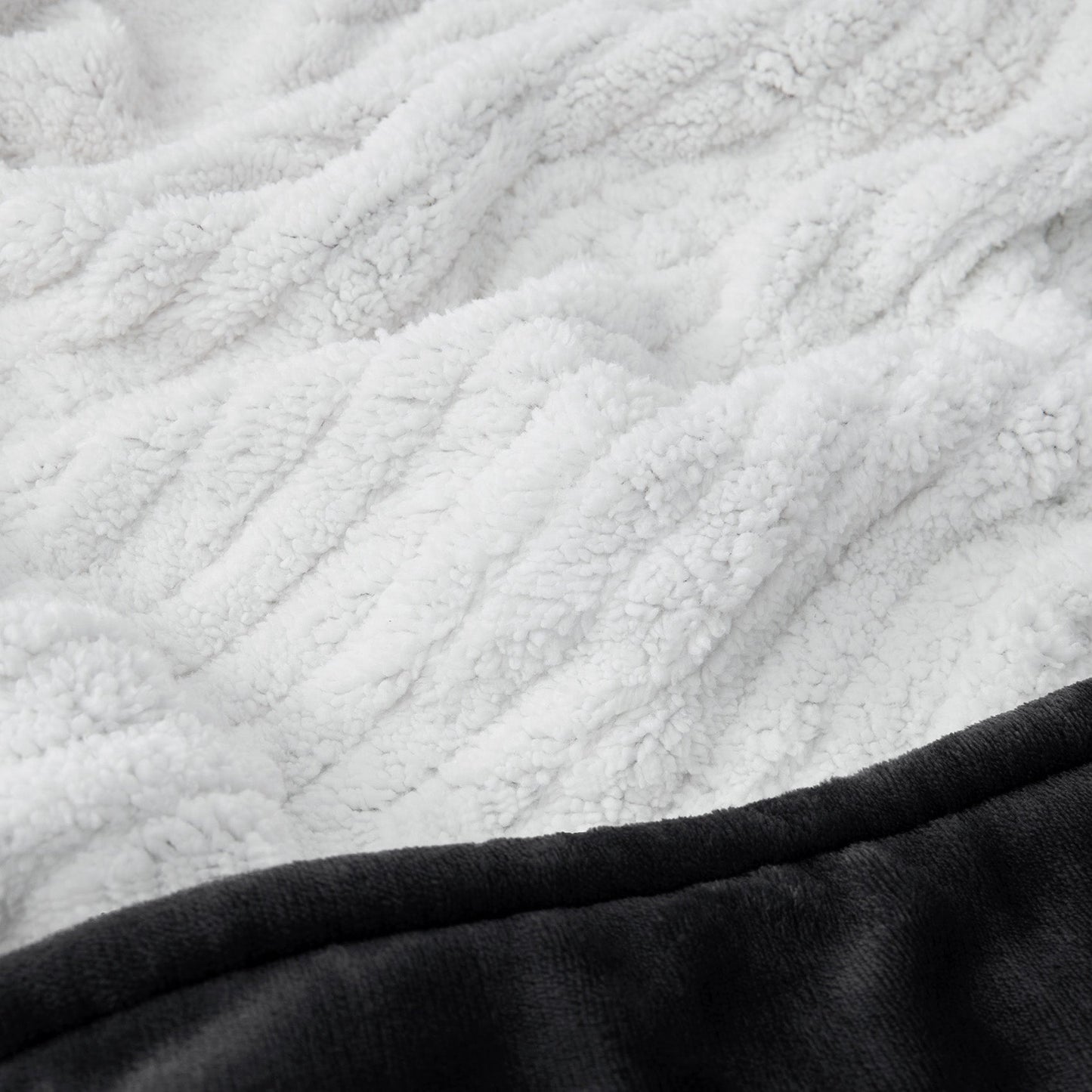 Flannel Sherpa Heated Blanket