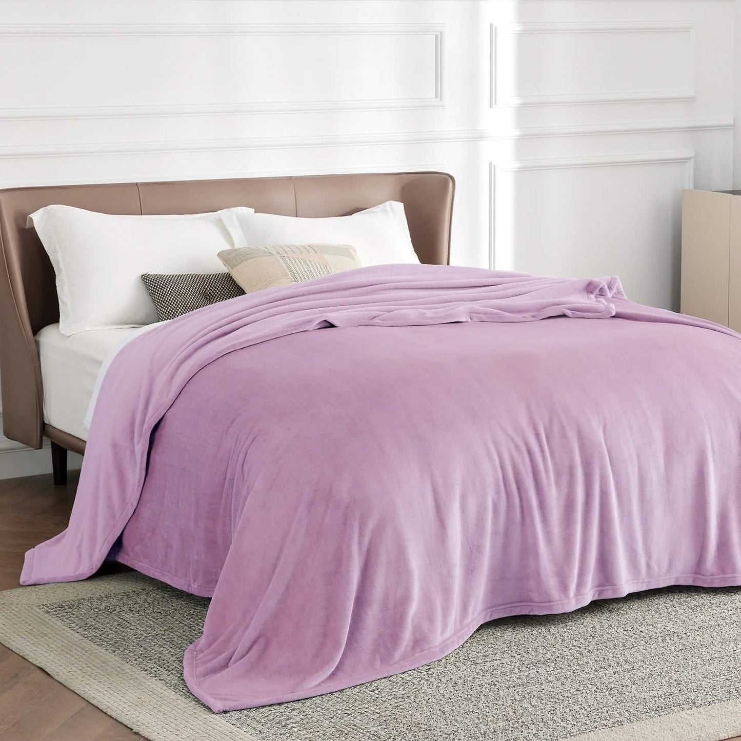 Plush Fleece Throw Blanket