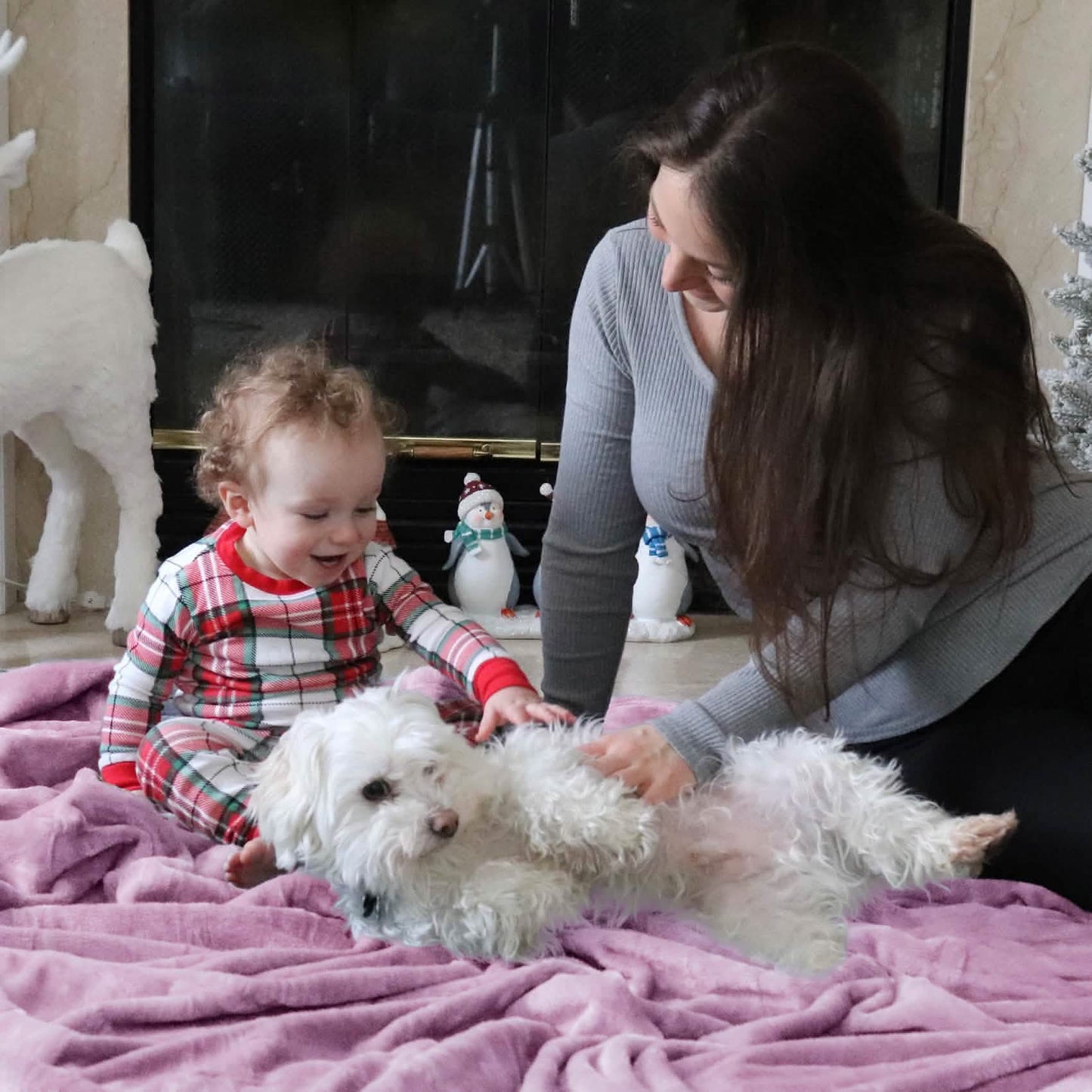 Plush Fleece Throw Blanket