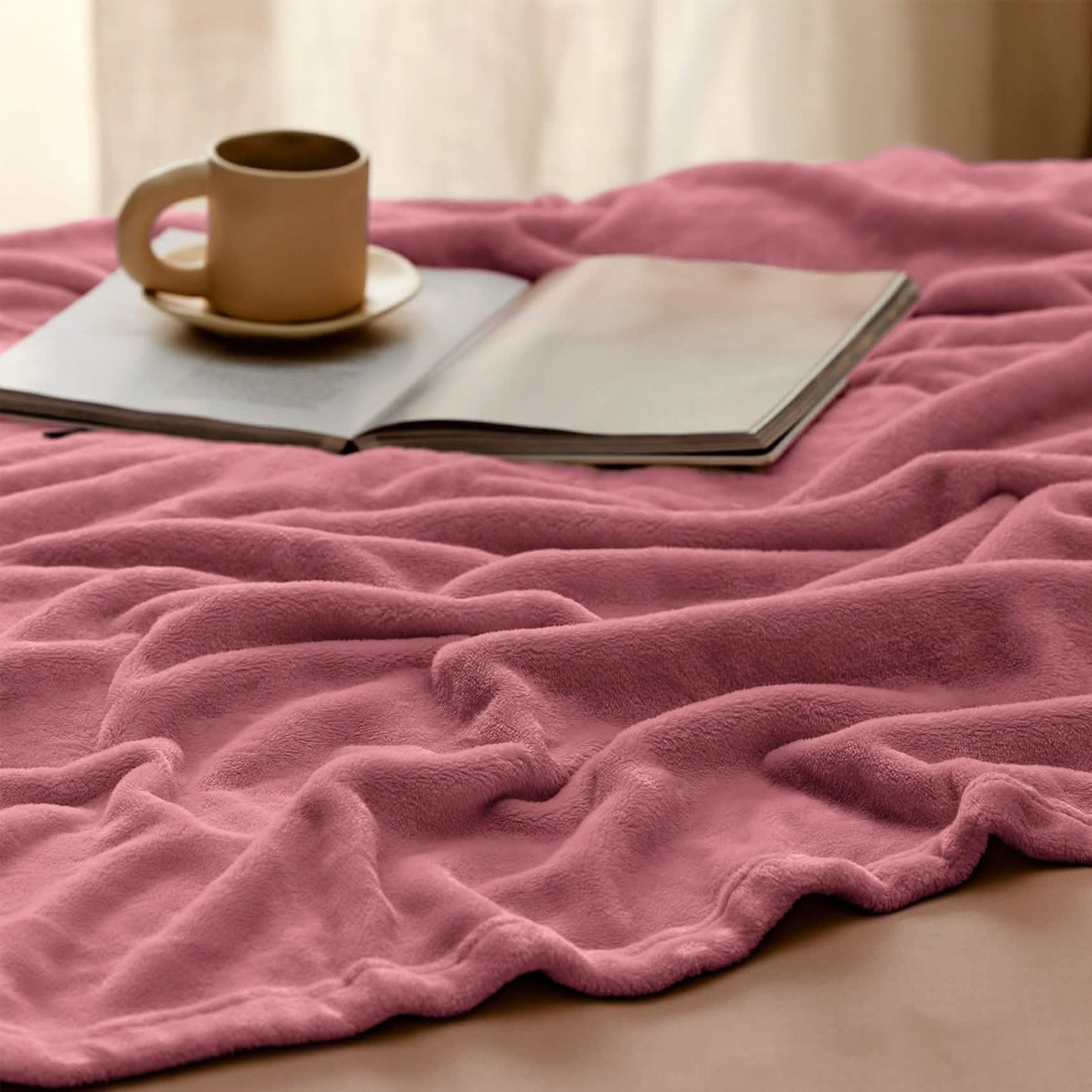 Plush Fleece Throw Blanket