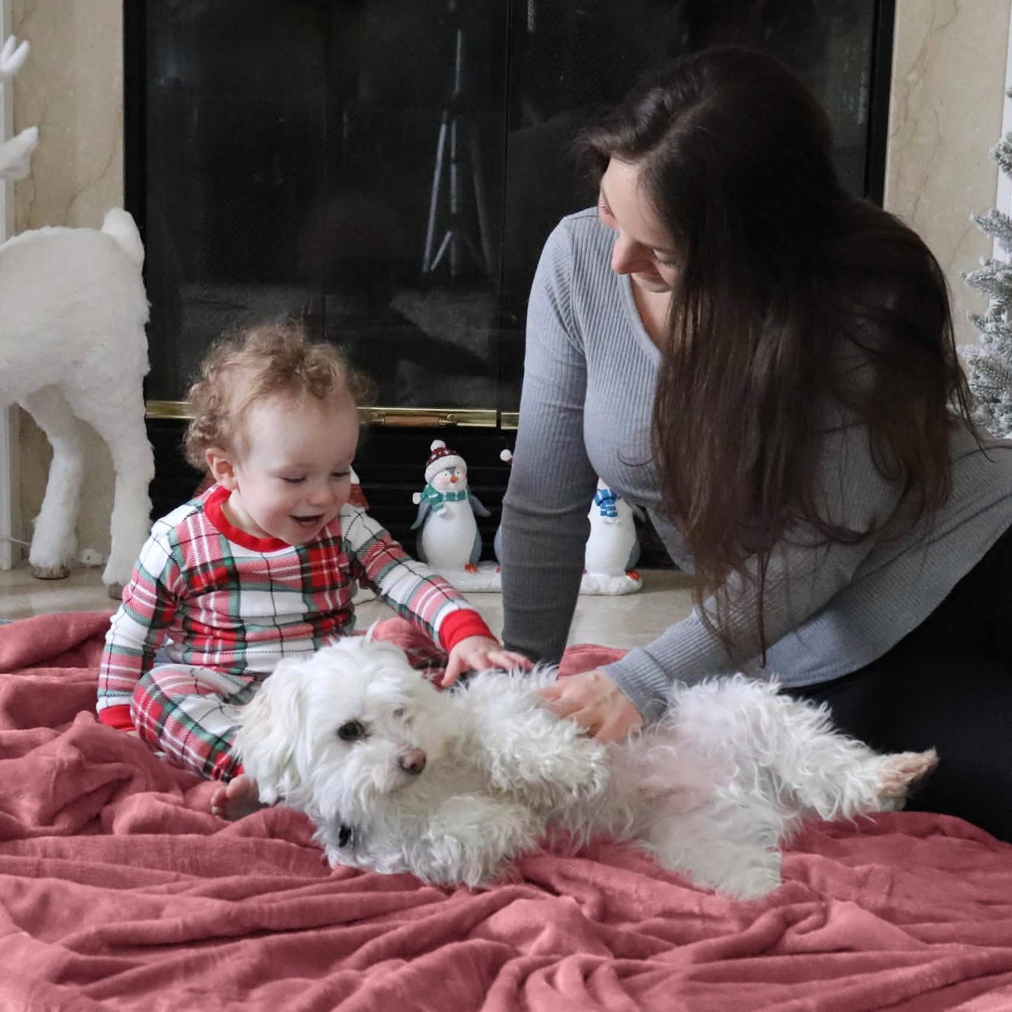 Plush Fleece Throw Blanket