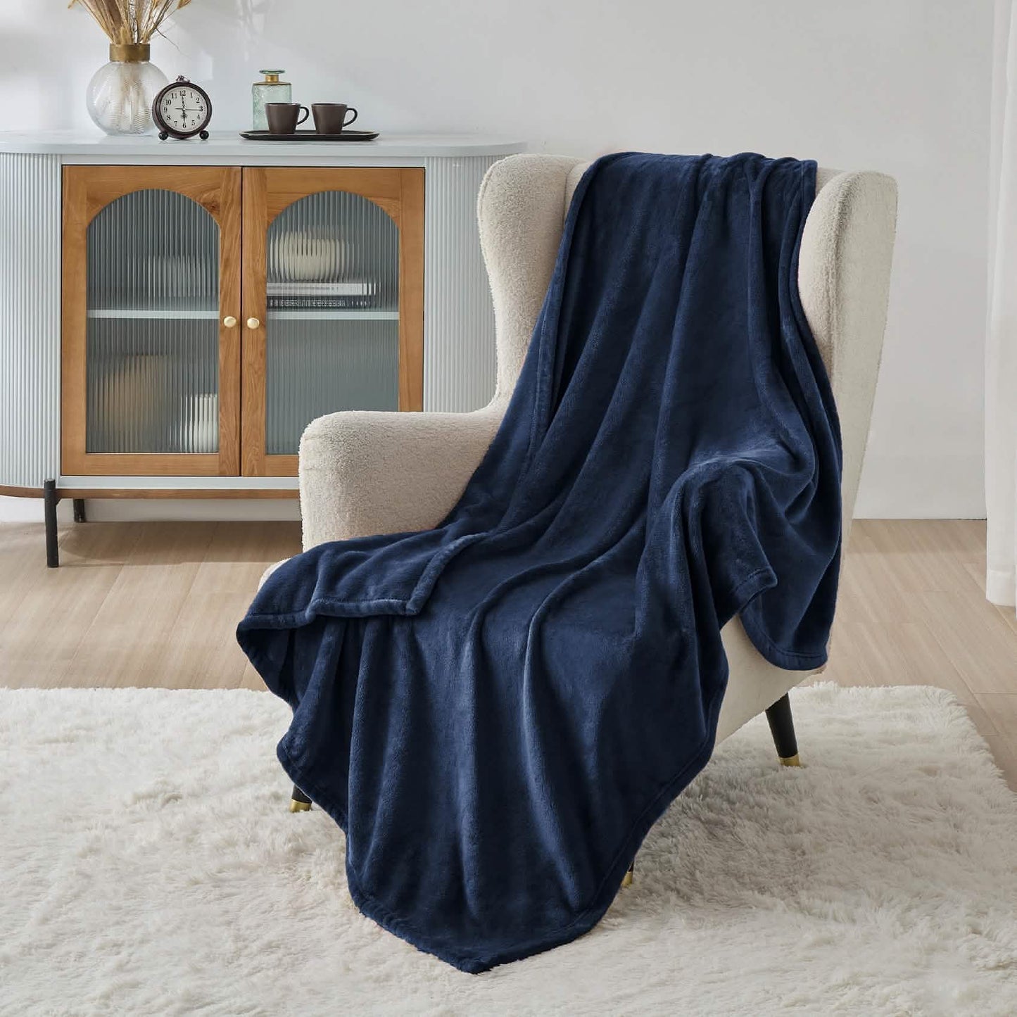 Plush Fleece Throw Blanket