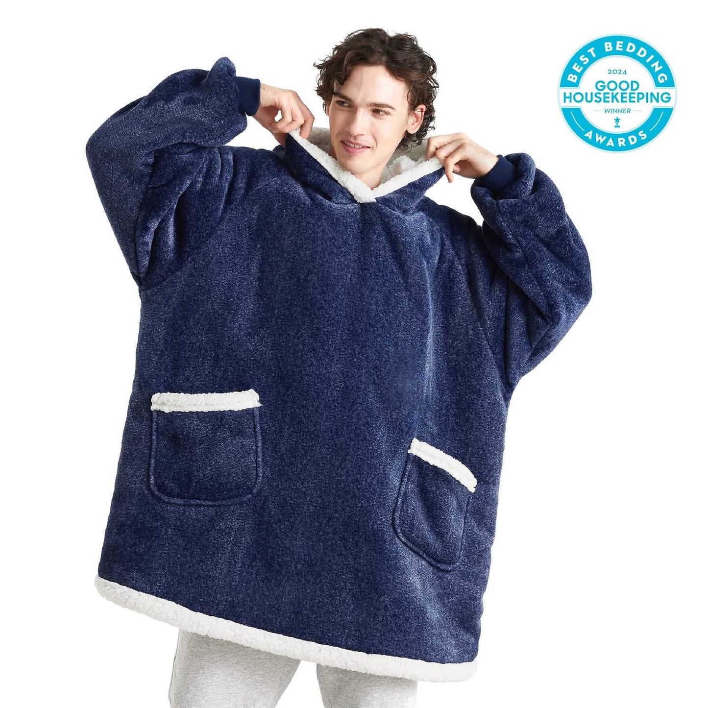 Sherpa Fleece Blanket Hoodie