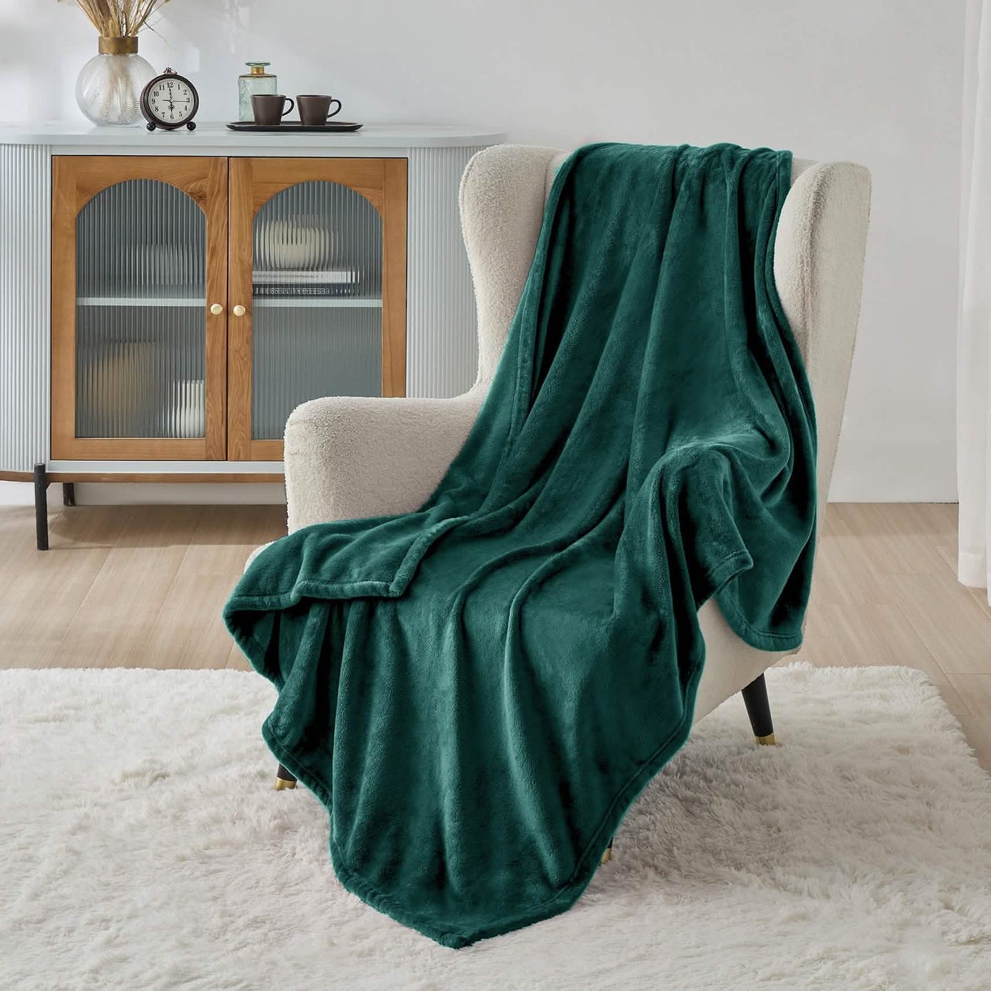 Plush Fleece Throw Blanket