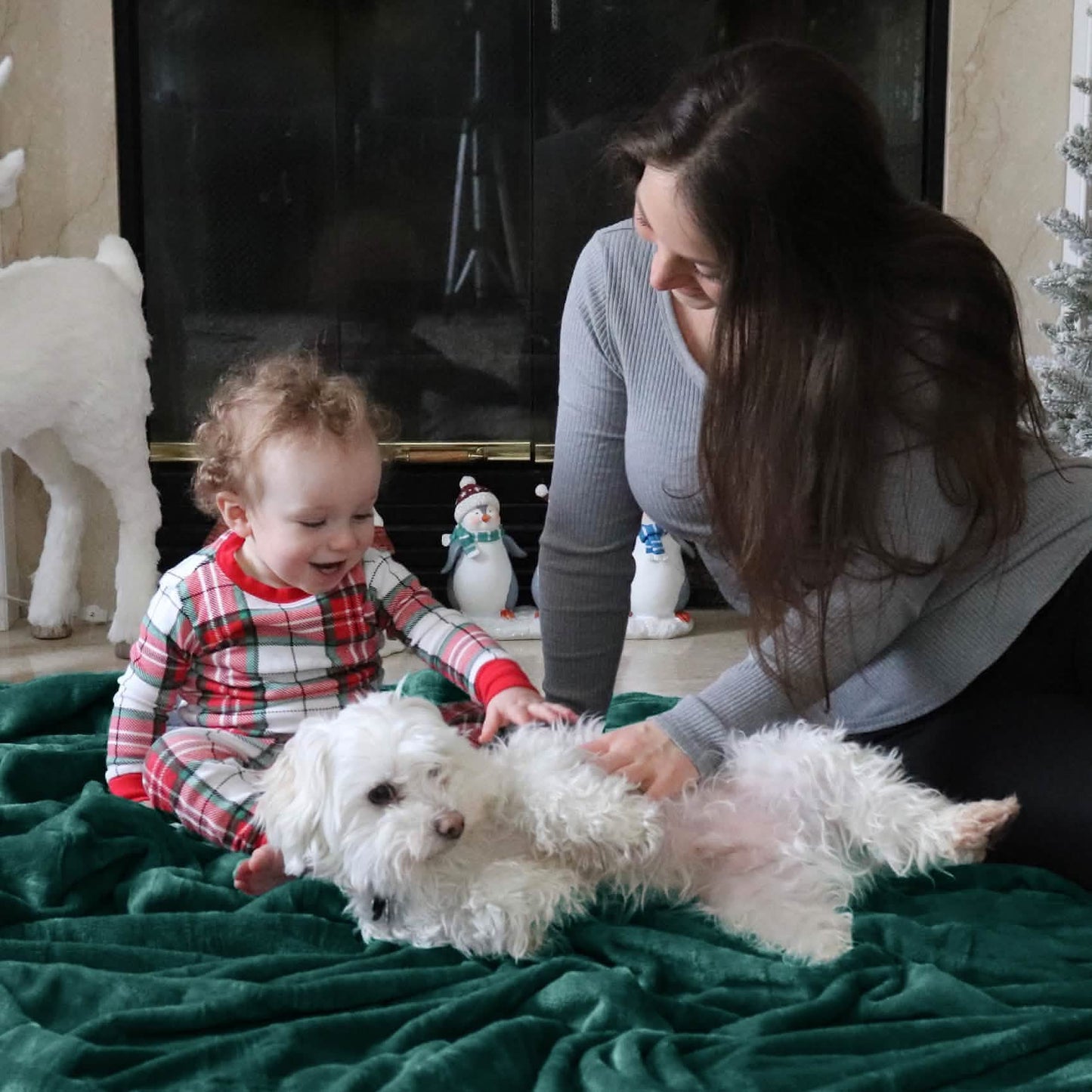 Plush Fleece Throw Blanket