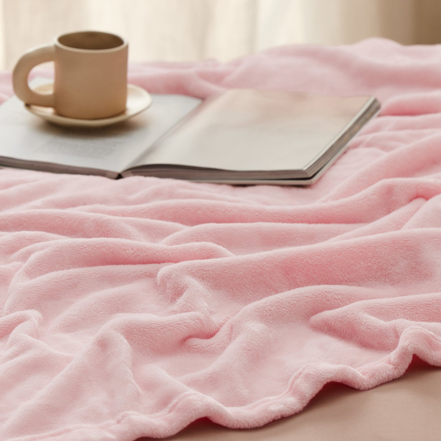 Plush Fleece Throw Blanket