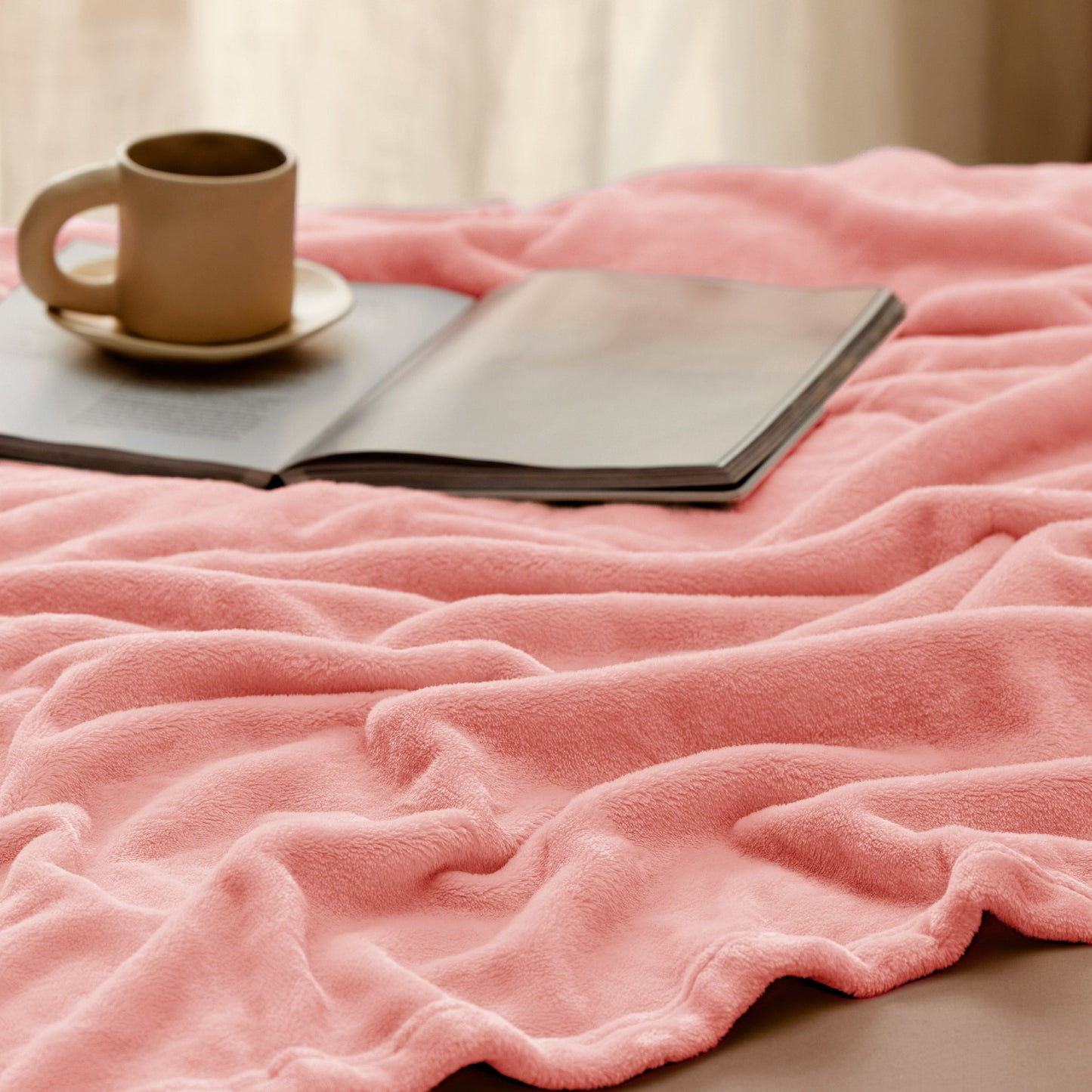 Plush Fleece Throw Blanket