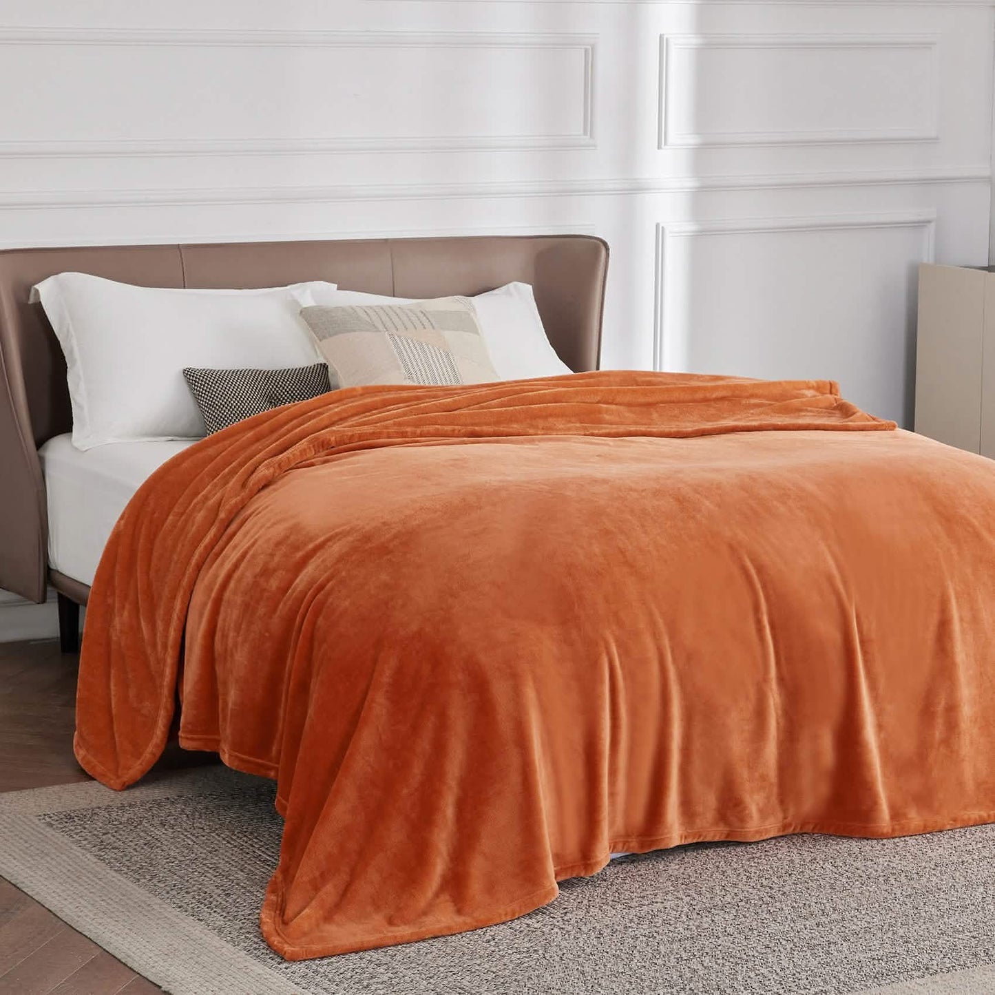 Plush Fleece Throw Blanket