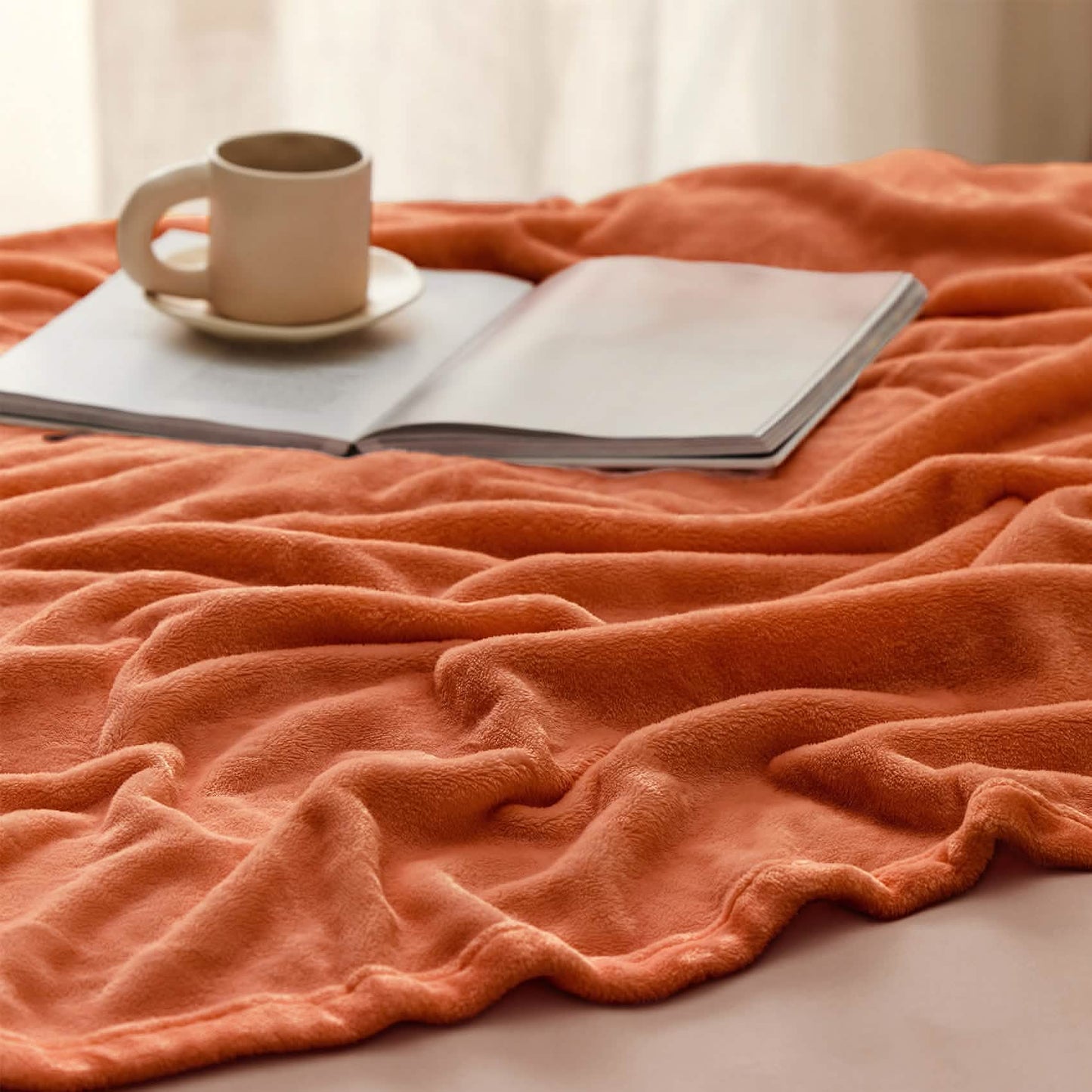 Plush Fleece Throw Blanket