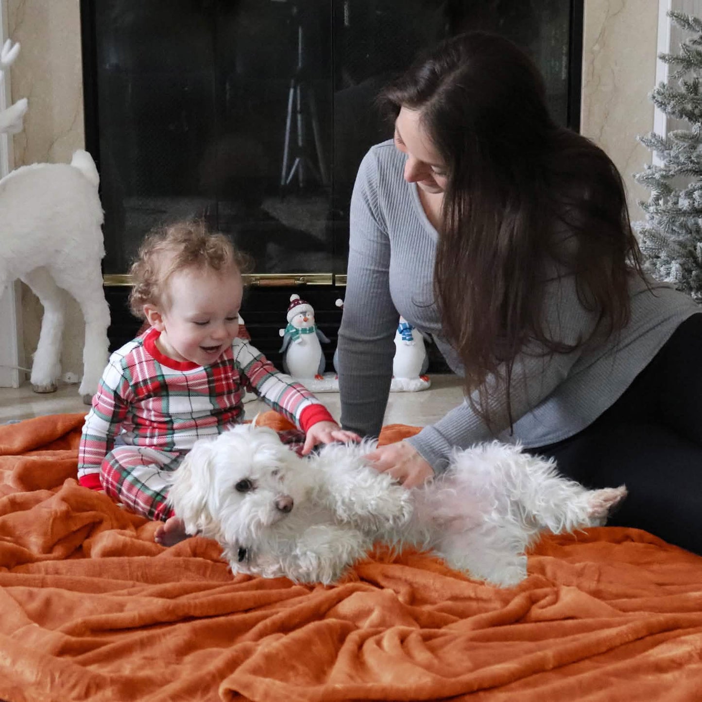 Plush Fleece Throw Blanket