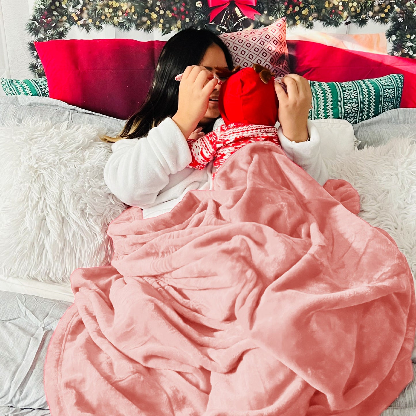 Plush Fleece Throw Blanket