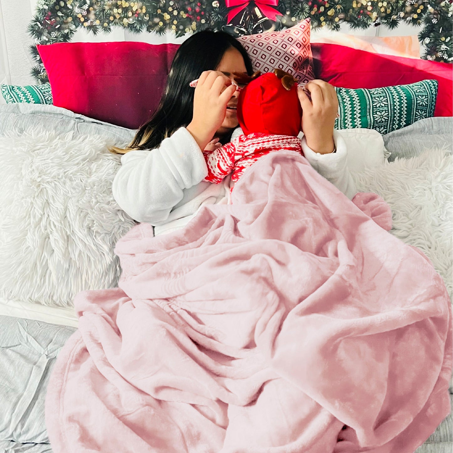 Plush Fleece Throw Blanket