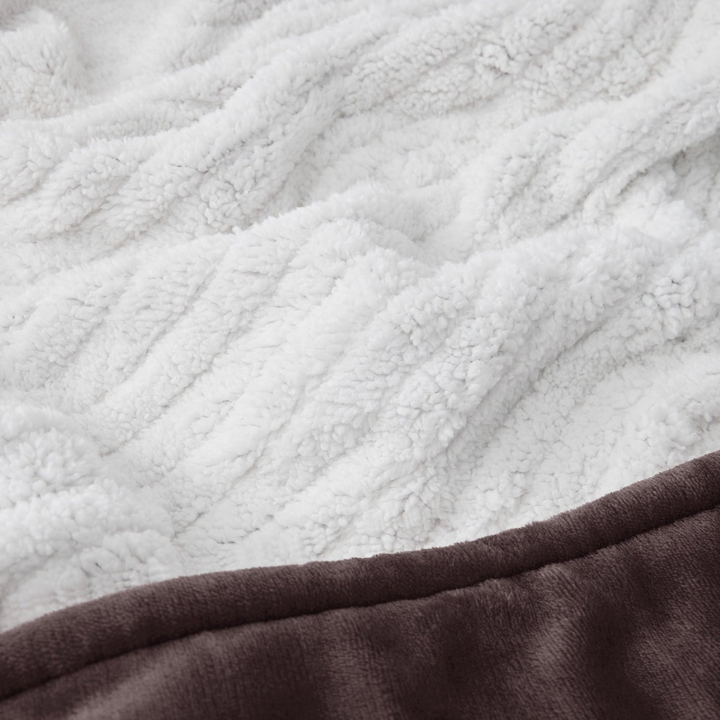 Flannel Sherpa Heated Blanket