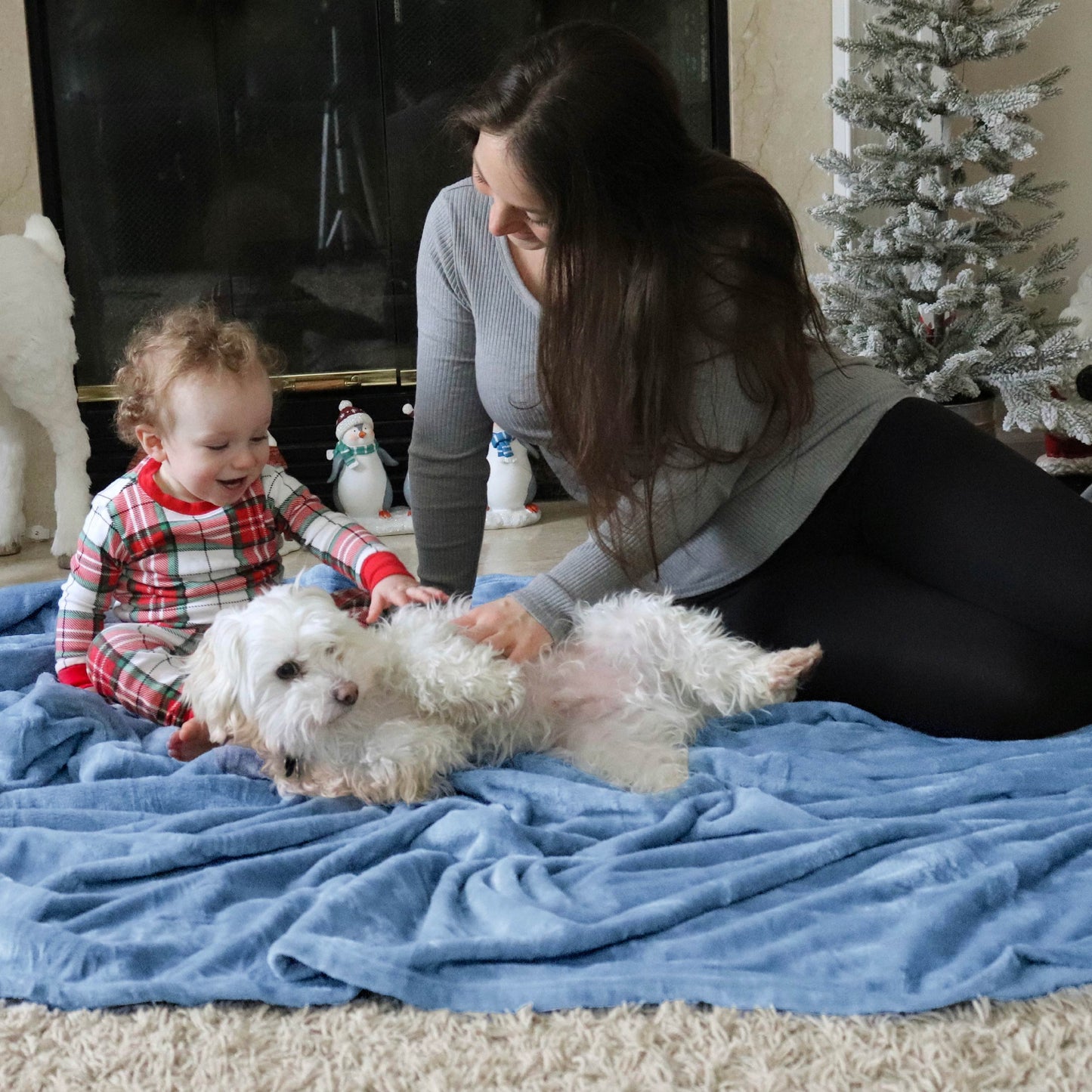 Plush Fleece Throw Blanket