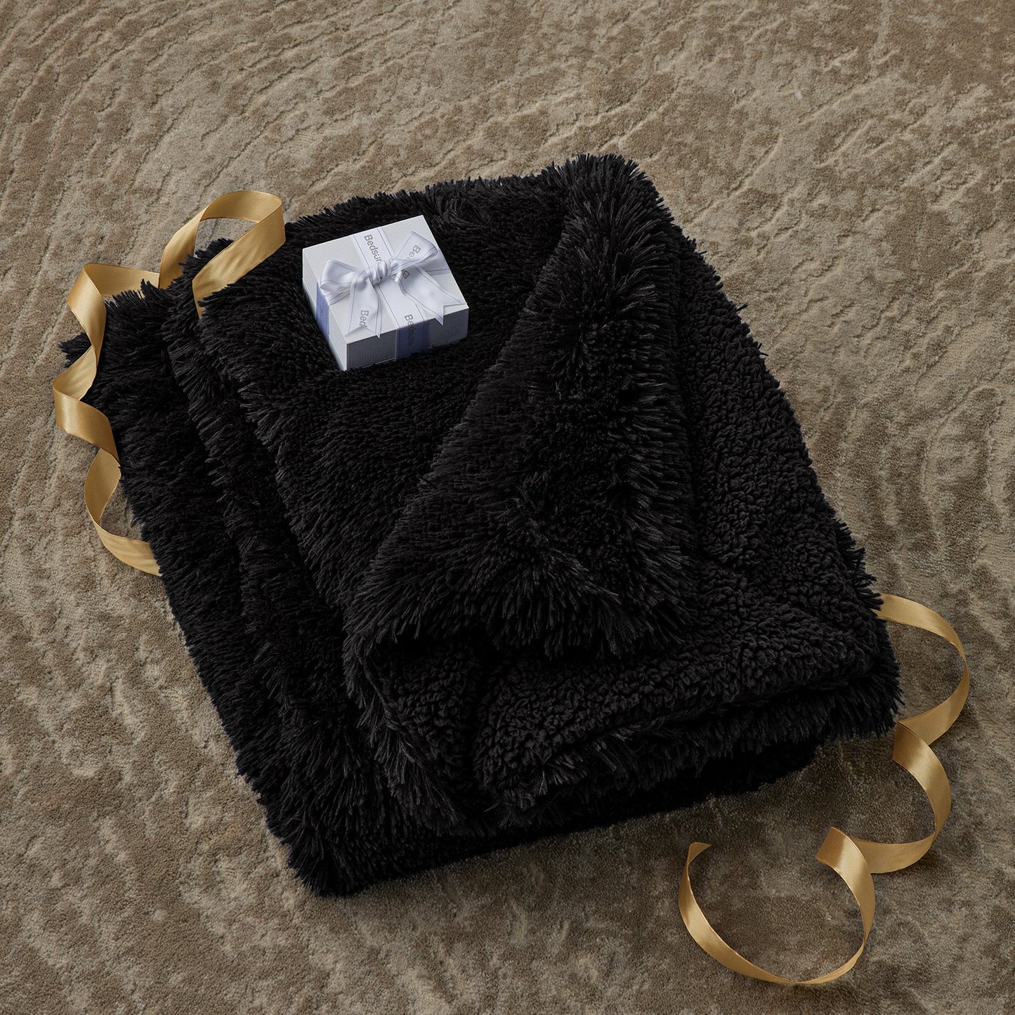 Fuzzy Faux Fur Blanket