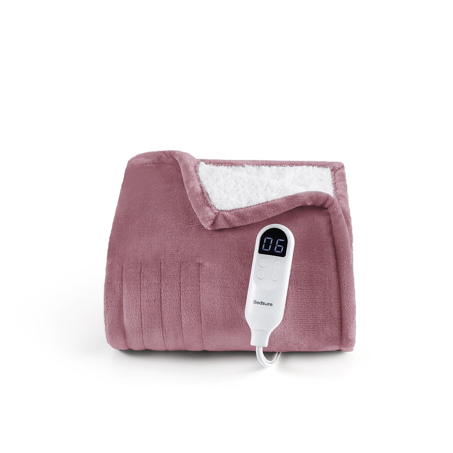 Flannel Sherpa Heated Blanket