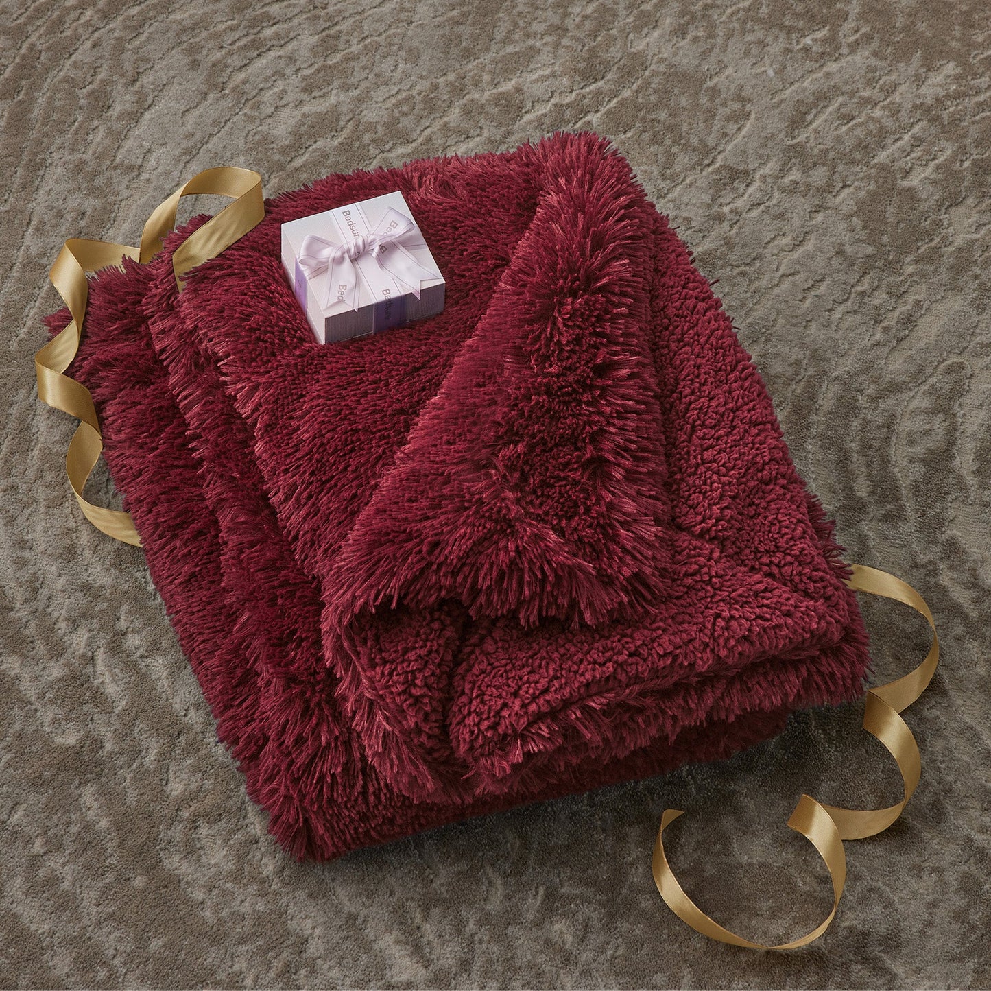 Fuzzy Faux Fur Blanket