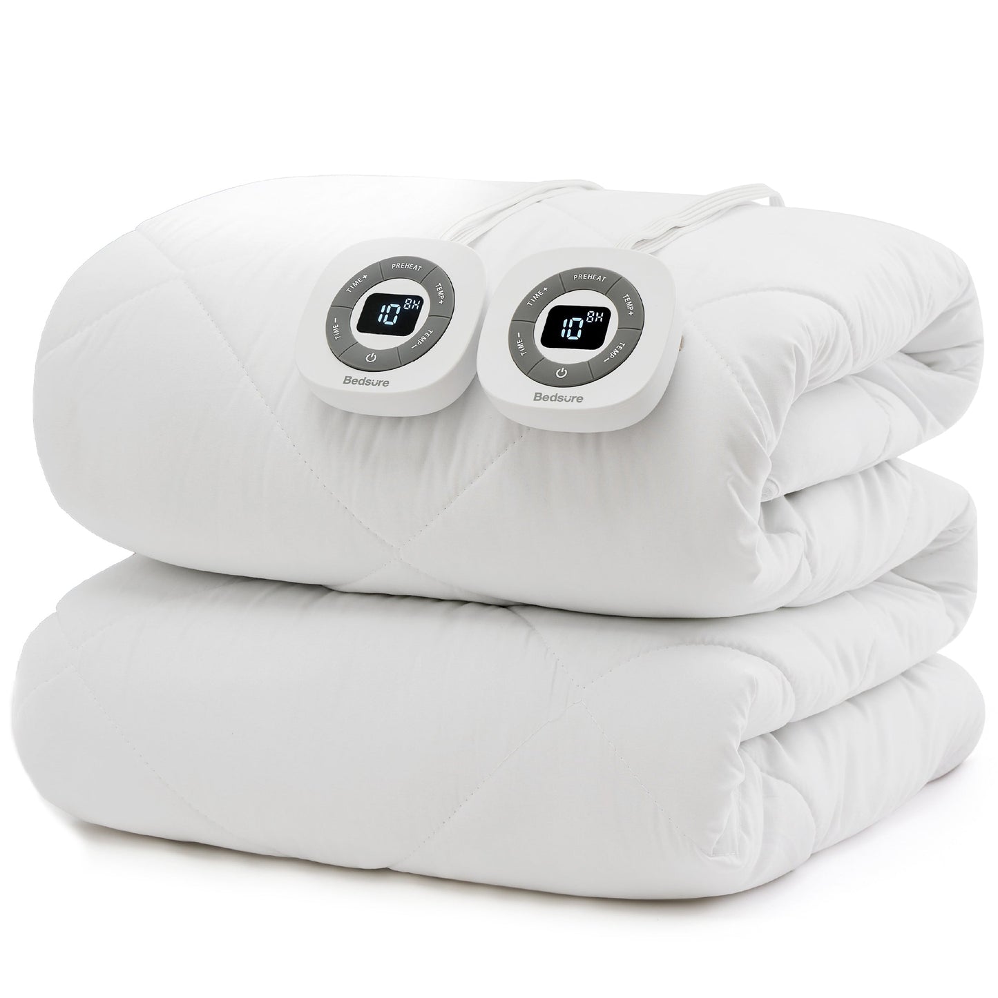 Coral Fleece Heated Mattress Pad