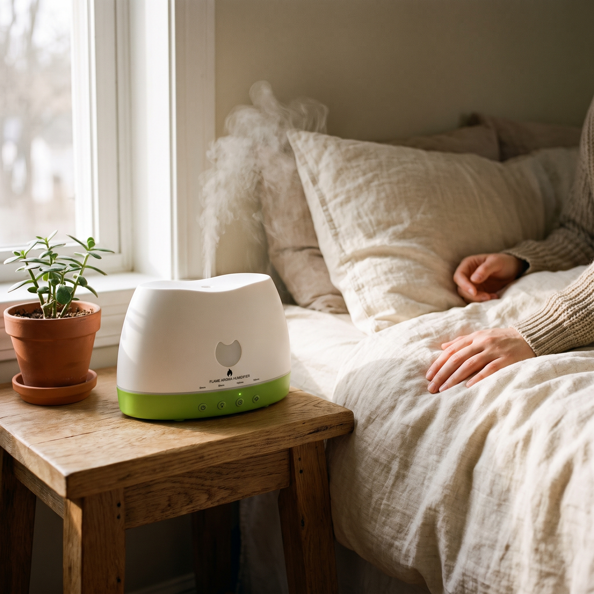 New Essential Oil Diffuser Flame Diffuser Baby Cold Mist