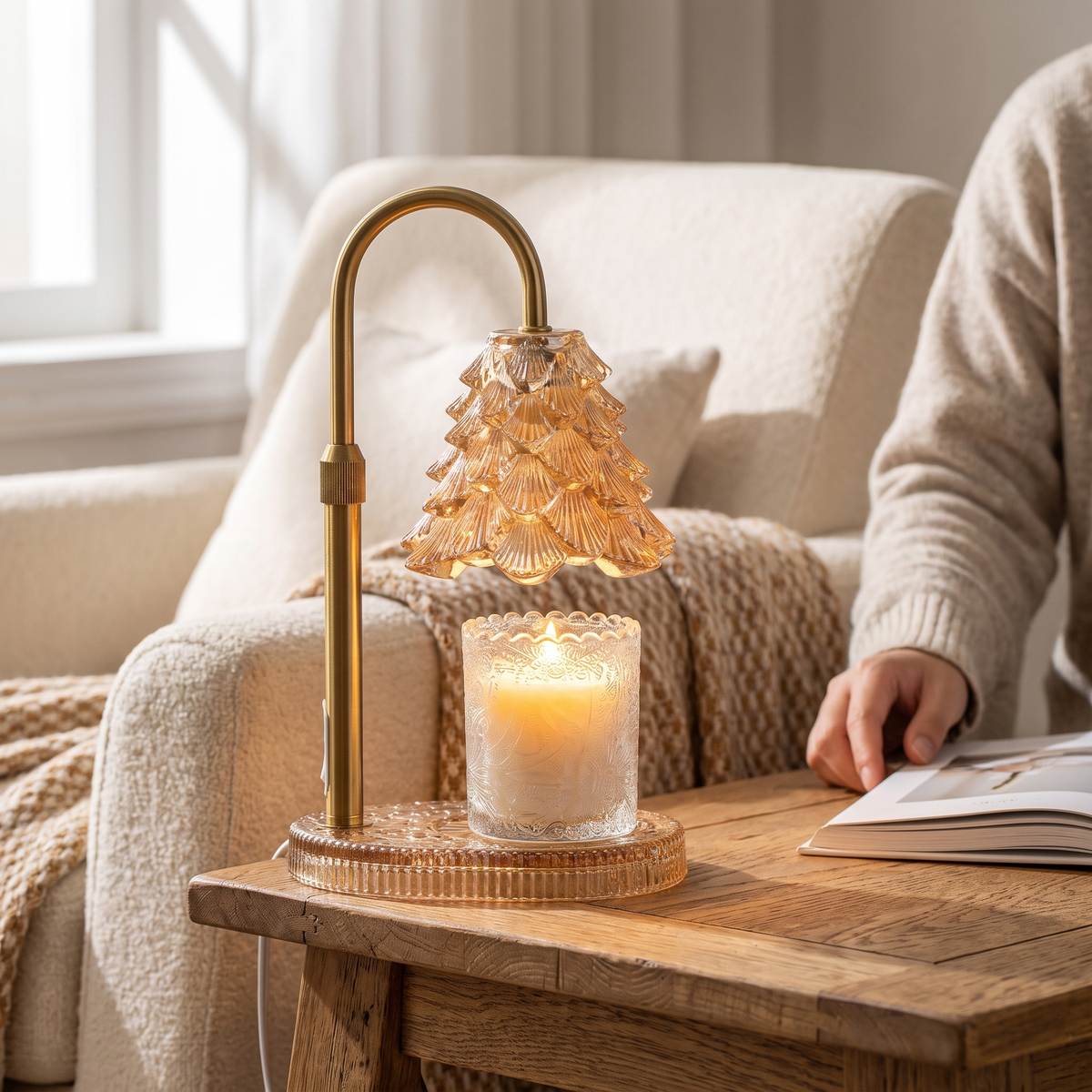 Candle Warmer Lamp With Timer & Dimmer