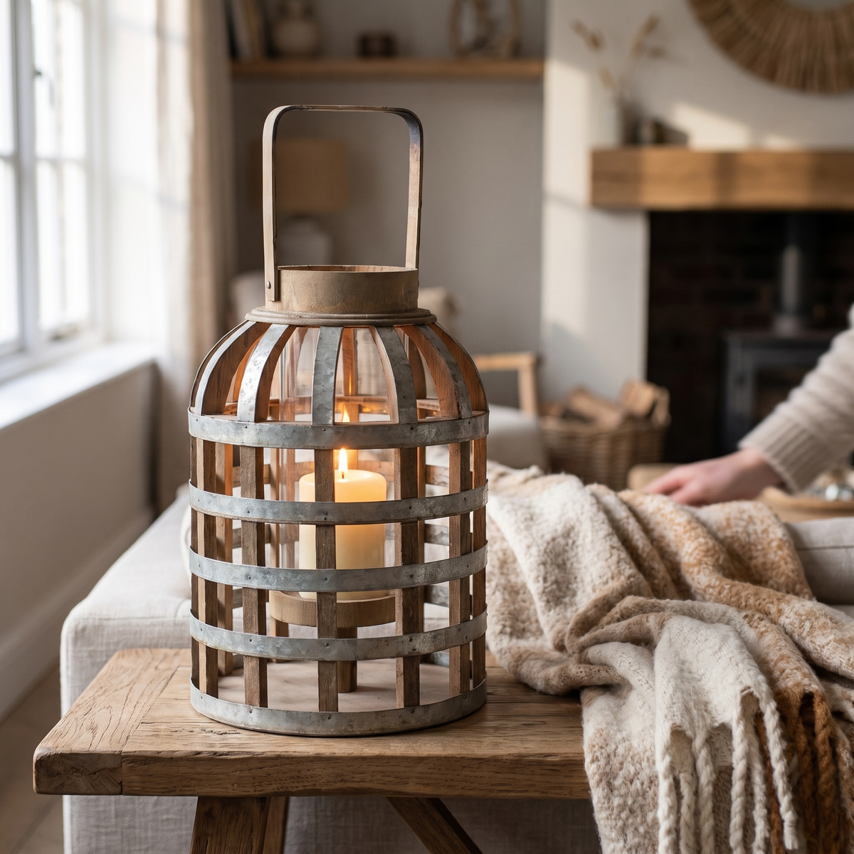 Decorative Lantern With Handle