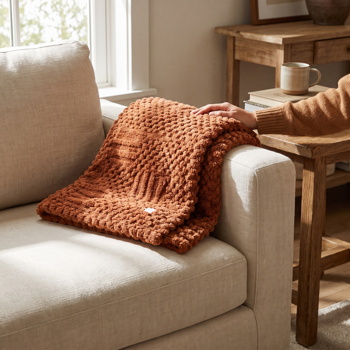 Rust Throw Blanket