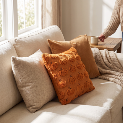 Softalker Fall Throw Pillow Covers 18x18 Set Of 2