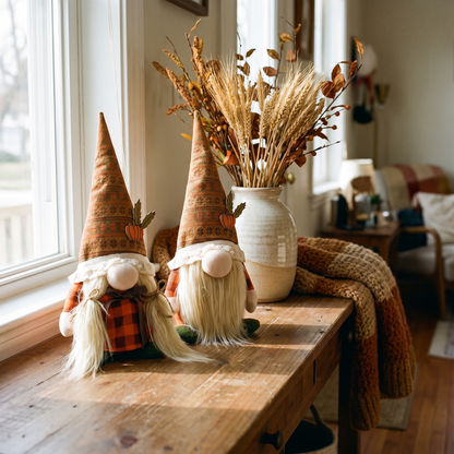 Fall Thanksgiving Pumpkin Gnome Decorations