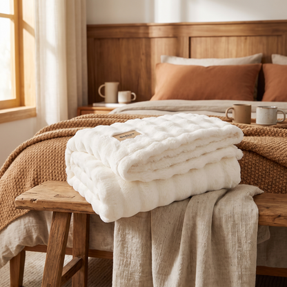 Cloud Bubble Blanket full view