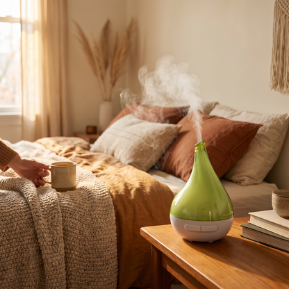 Drop-shaped Cool Mist Humidifier Ultrasonic Aroma in the room