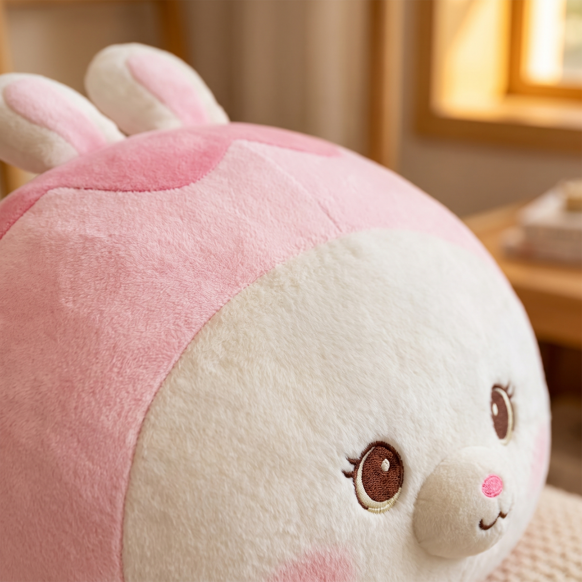 Bunny Hand Warmer 30cm close up detail