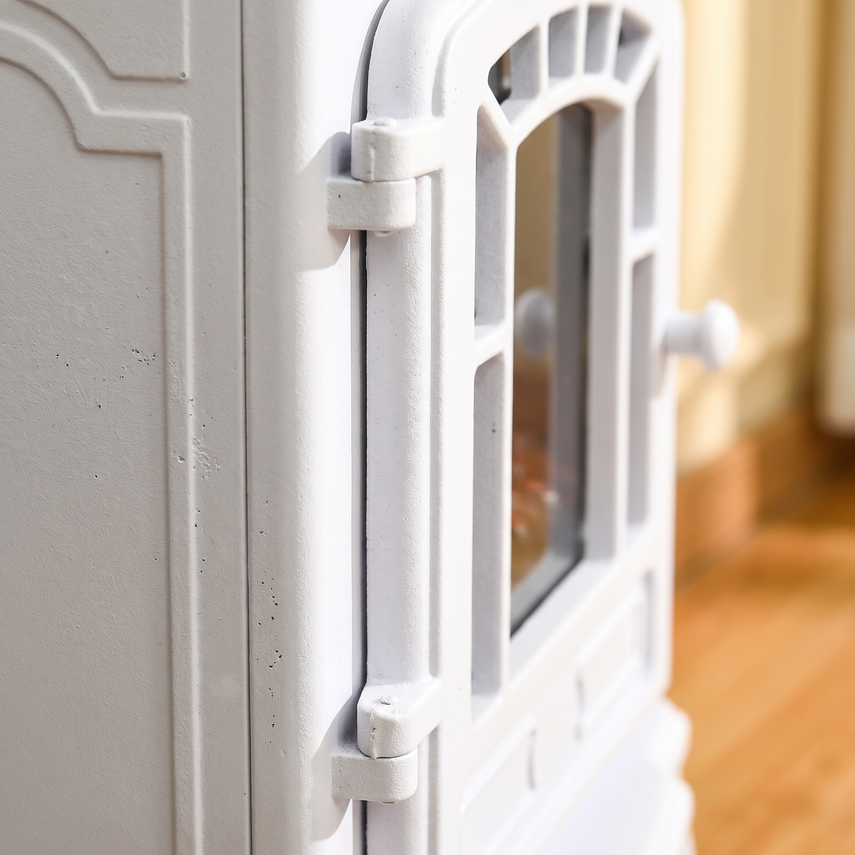 Electric Fireplace Heater close up detail