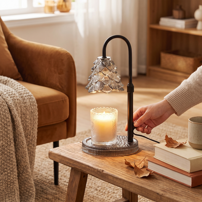 Candle Warmer Lamp With Timer & Dimmer in the room