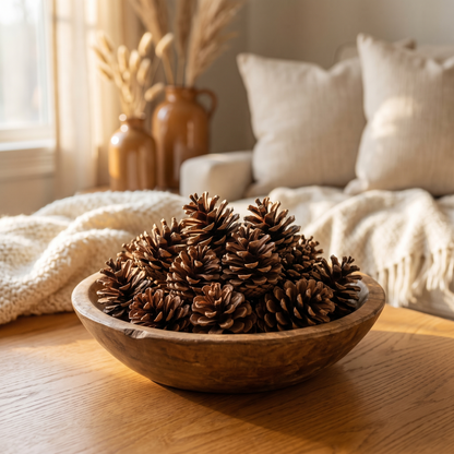 Natural Pine Cones For Crafts full view